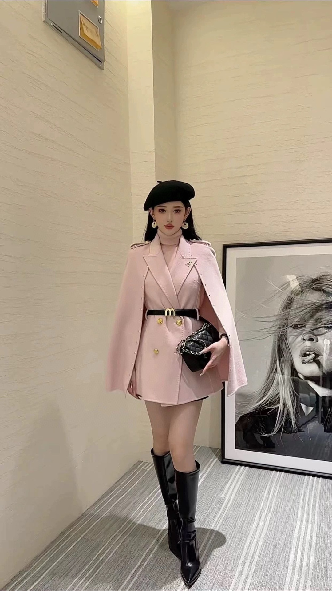High-Quality Miu-Tweed Wool Coat for Women: Warm, Stylish, and Versatile Fashion Choice - 图片 6