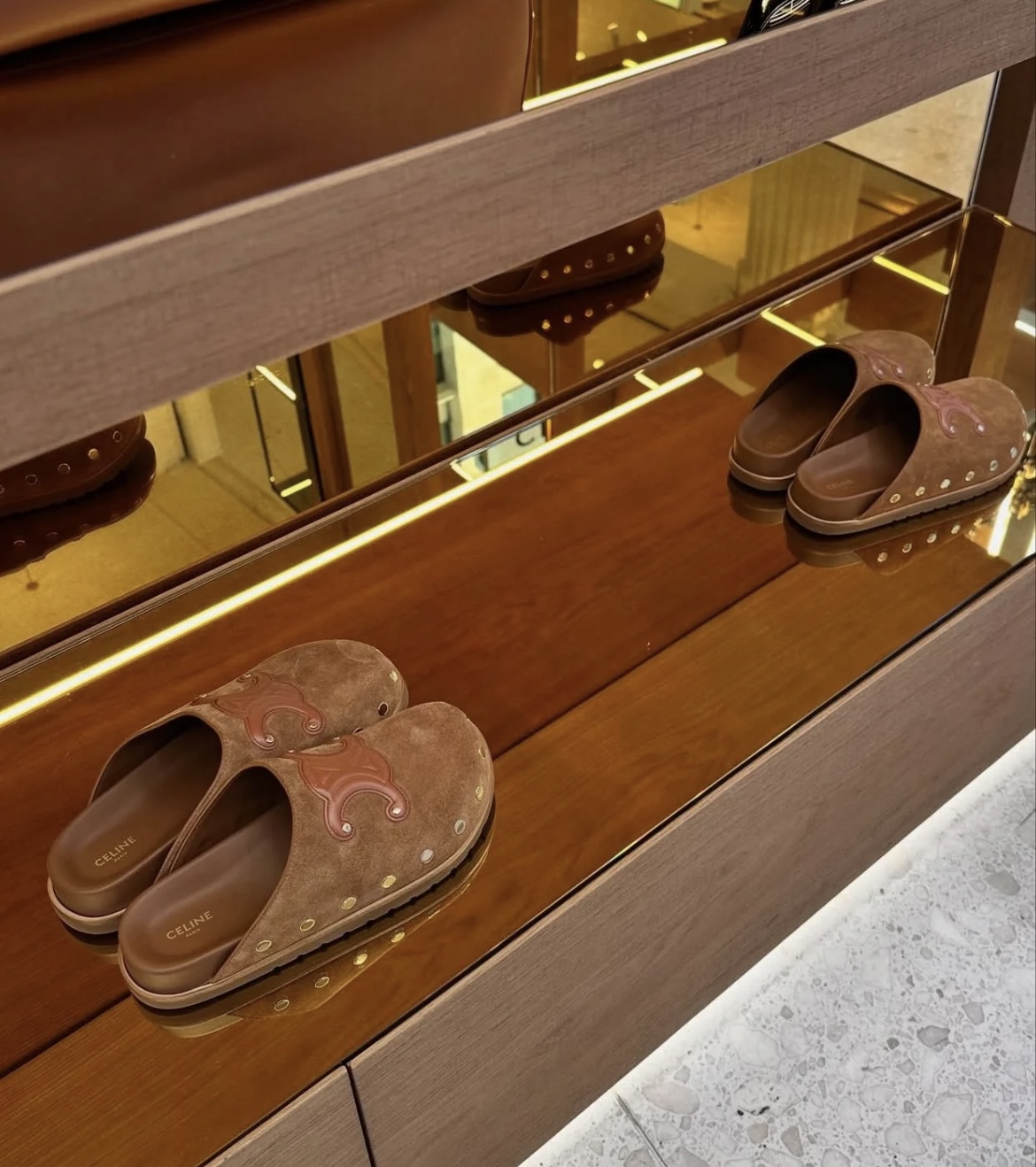 NO:404122,Real shot of the counter, half drag19860909专柜实拍,半拖,Women's Shoes