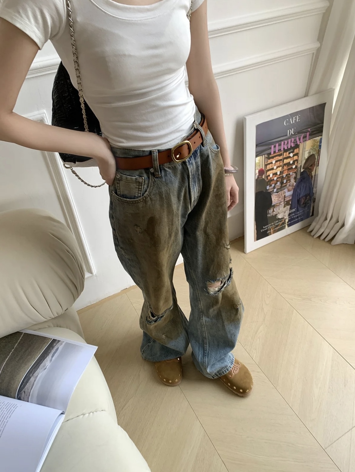 NO:404074,Model drawing, half drag19860909模特图,半拖,Women's Shoes