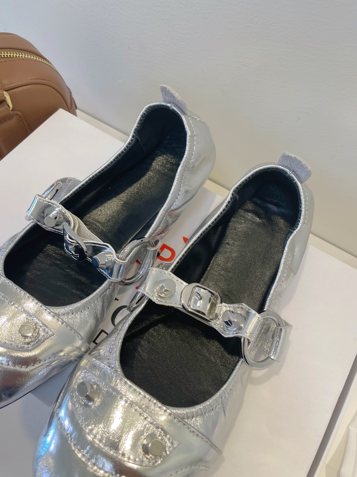 Balenciaga Ballet Shoes: Black, Nailed, Size 35-40, Original Box Packing Accessories - 图片 2