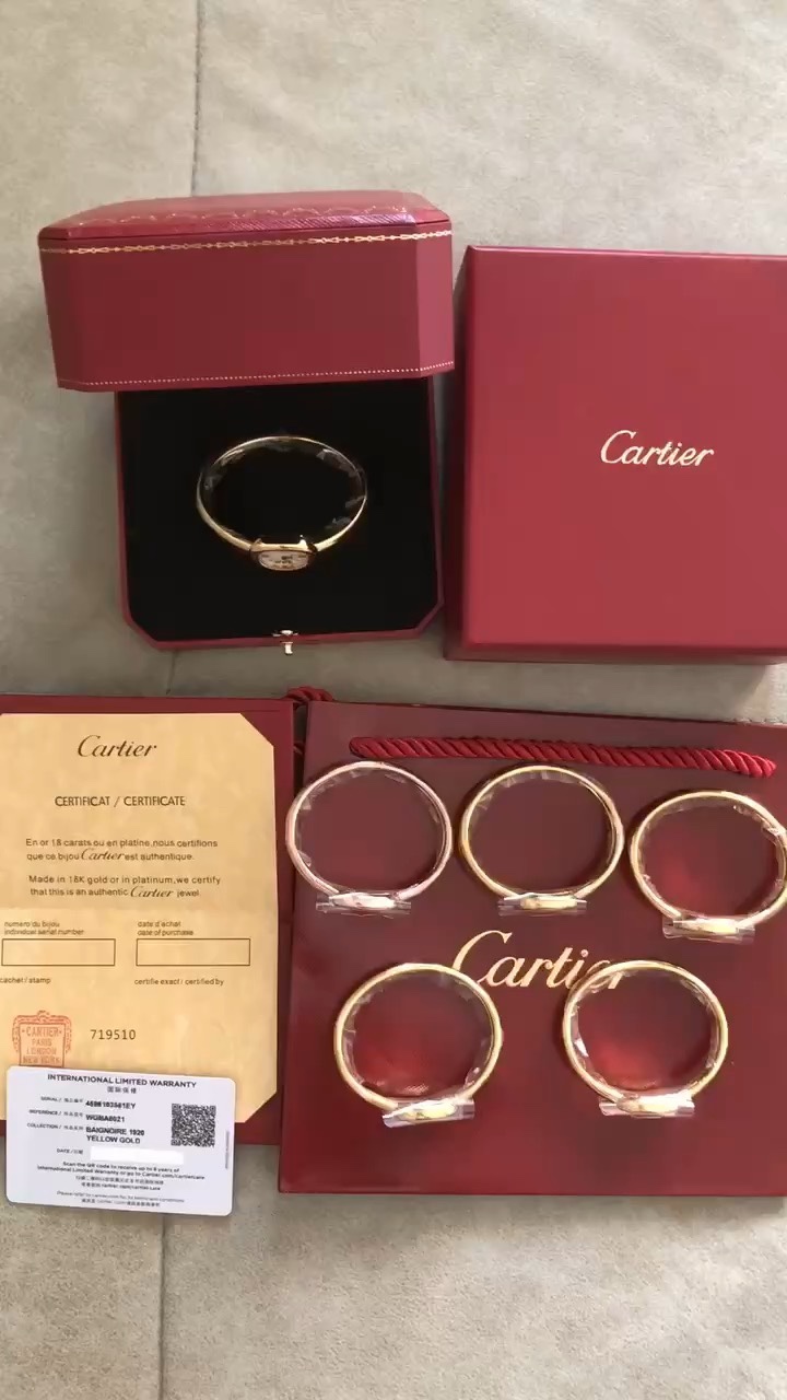까르띠에 바뇨아르 24.6×18.7mm 16×17mm 쿼츠 무브먼트 로즈골드 사파이어 글라스 블루 스틸밴드 레플리카 42850