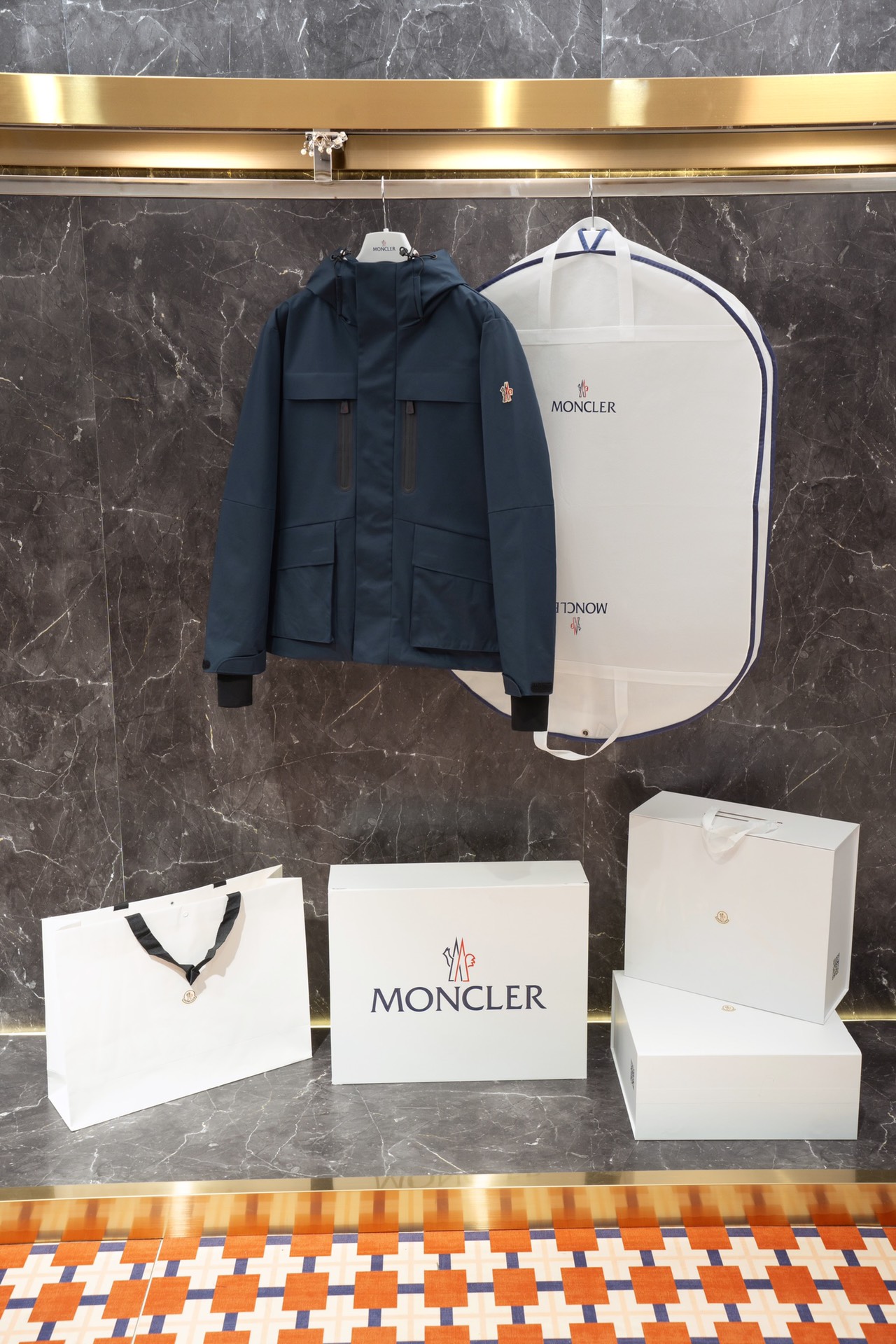 Moncler Kleding Bontmantel Zwart Mannen Casual