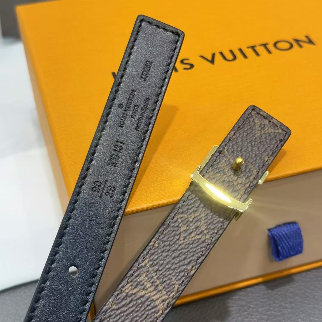 P 如图质量认证三亚免税正品级最新款包装礼盒；Lv 代购货品 宽度2.0cm经典老花防水面料，搭配进口头