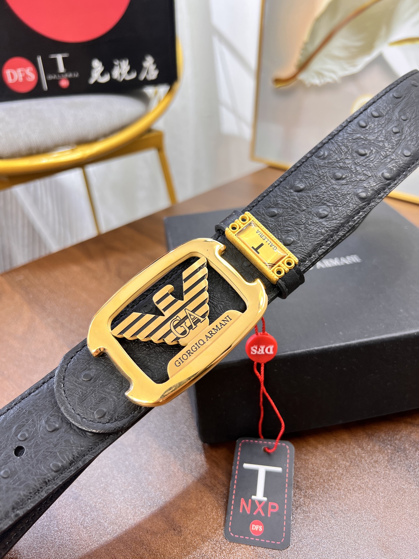 阿玛尼皮带 2025年新款 原厂鳄鱼纹鸵鸟纹头层牛皮 潮牌时尚款 皮手感柔软 logo阿尼玛四方精钢五金 宽度3.8cm-Chinese UA Cheap High Quatity Brand Clothes Bags handbags Sneakers wholesale wholesaler seller from China Factory suppliers Fashion Clothing Shoes best Quality Beautiful Price 阿玛尼皮带 2025年新款 原厂鳄鱼纹鸵鸟纹头层牛皮 潮牌时尚款 皮手感柔软 logo阿尼玛四方精钢五金 宽度3.8cm