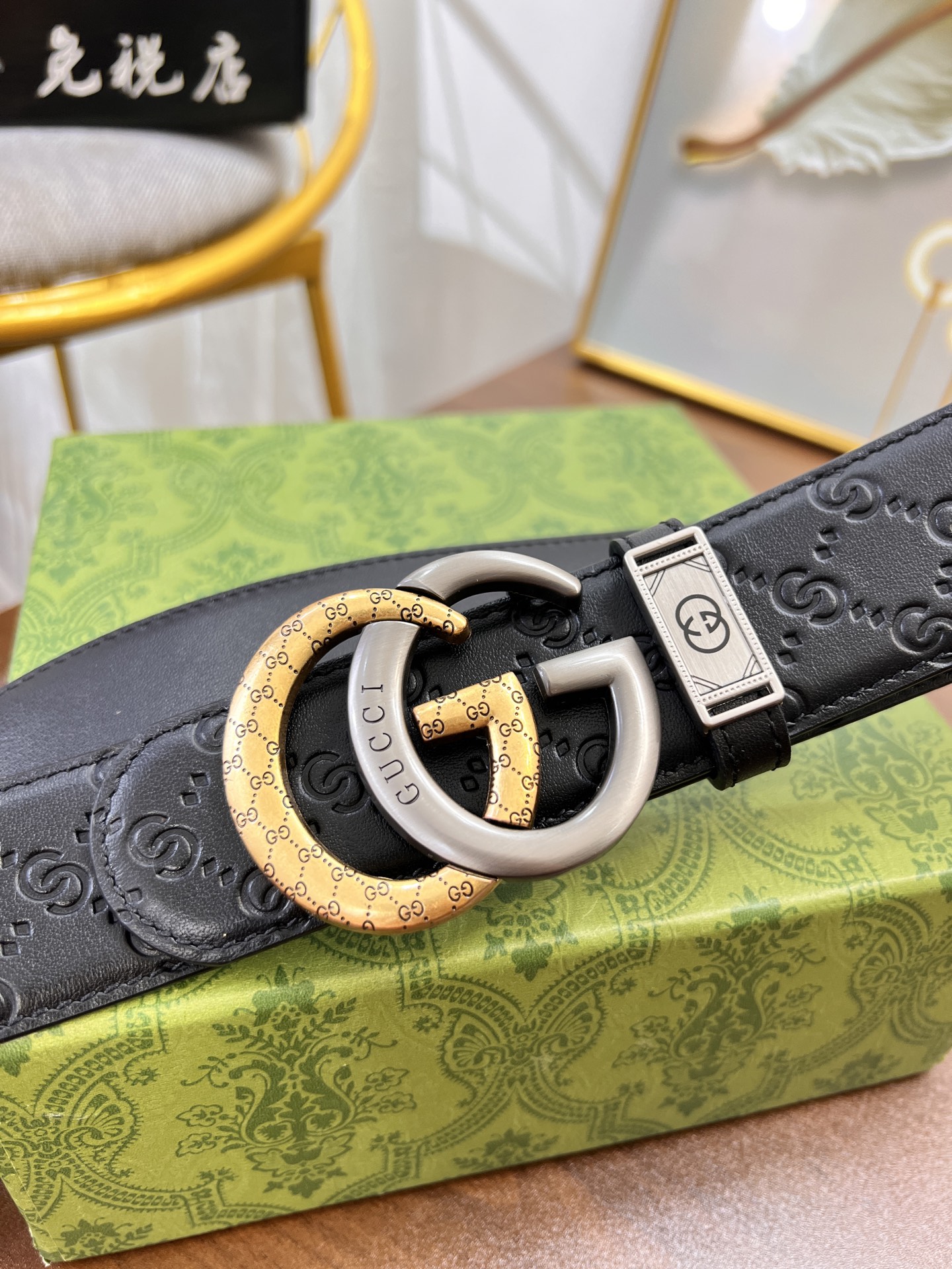 古奇GUCCi皮带 ZP开模制作 马刺新款带砖精钢五金 压花原厂皮 黑咖头层牛皮低宽度3.8cm-Chinese UA Cheap High Quatity Brand Clothes Bags handbags Sneakers wholesale wholesaler seller from China Factory suppliers Fashion Clothing Shoes best Quality Beautiful Price 古奇GUCCi皮带 ZP开模制作 马刺新款带砖精钢五金 压花原厂皮 黑咖头层牛皮低宽度3.8cm