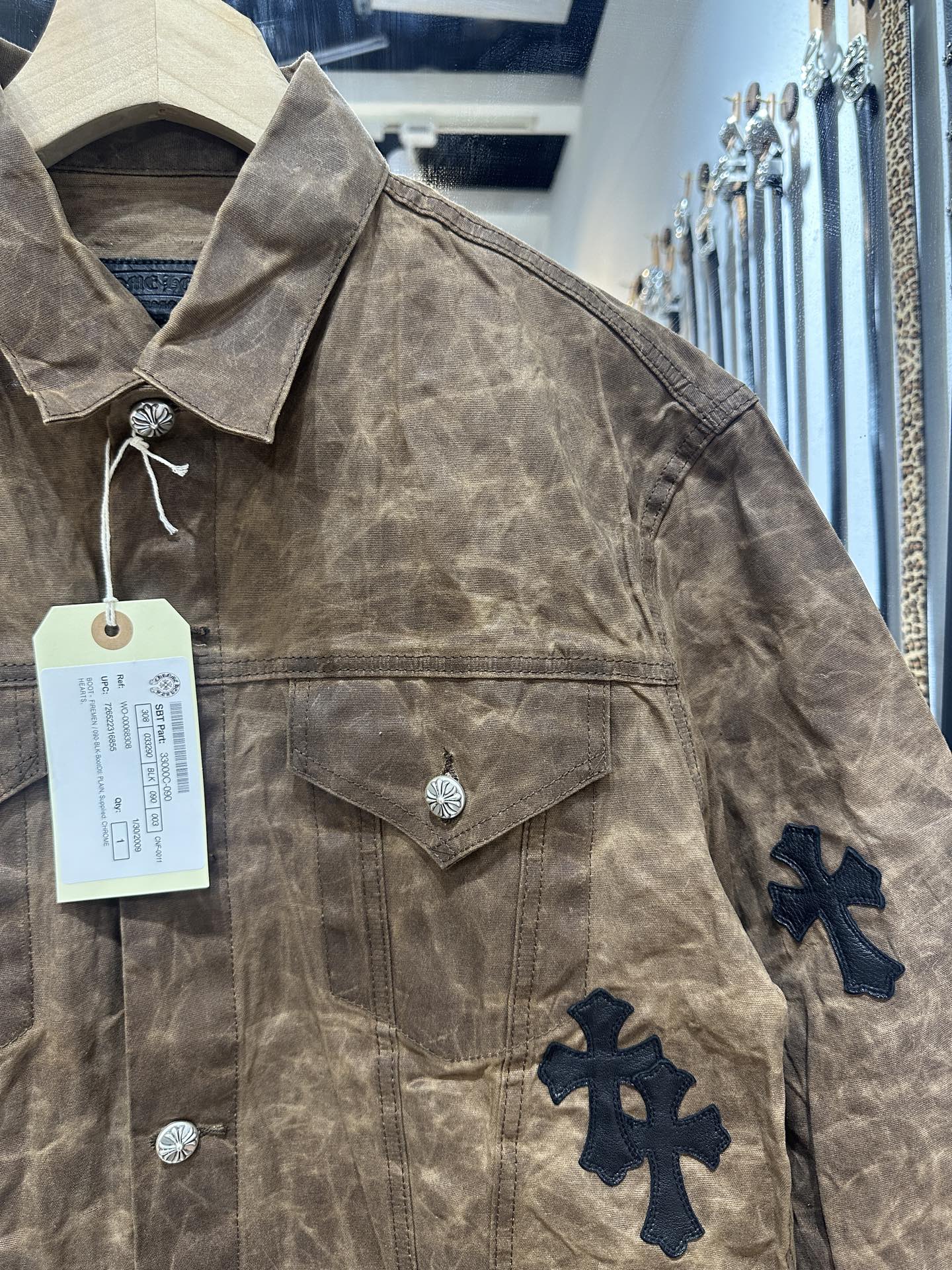 크롬하츠 남성 자켓 137164 Chrome Hearts Jacket 썸네일 이미지