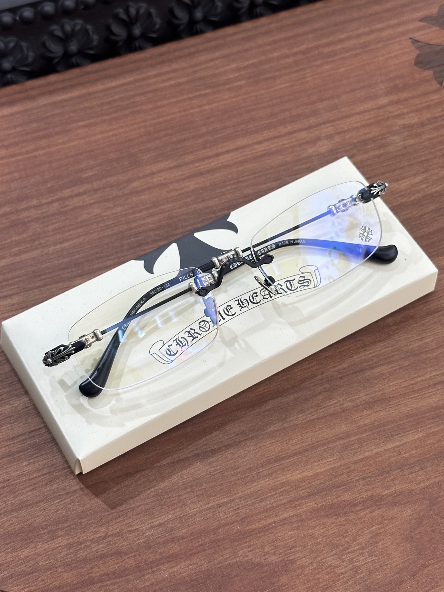 Chrome Hearts Unframed 925 Silver Glasses, Ouyang Nana's Same Style!