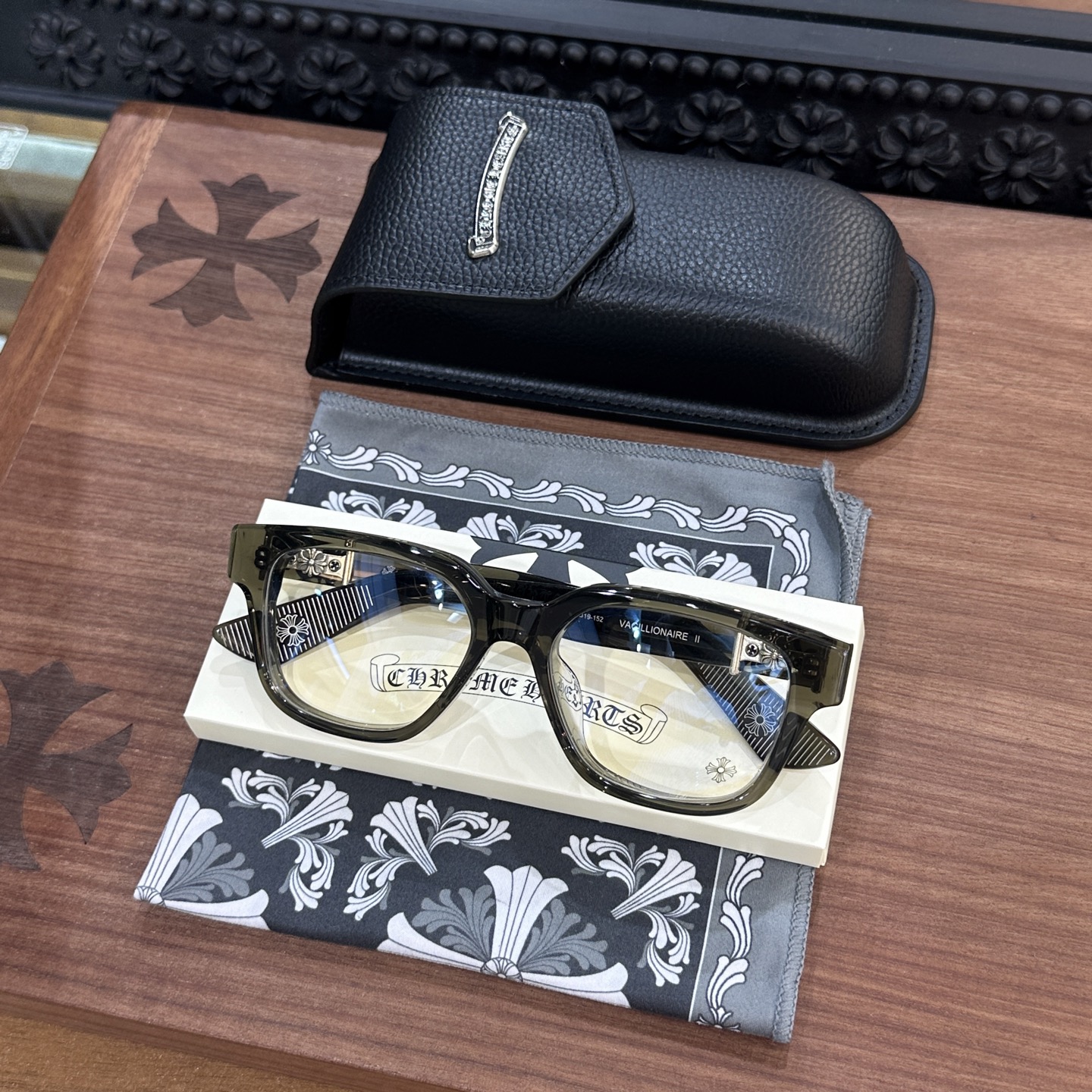 Chrome Hearts 925 Silver Sword Glasses