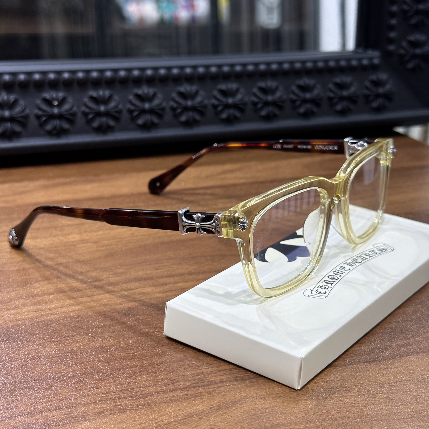Chrome Hearts COX UCKER Classic Black Frame - Bestseller