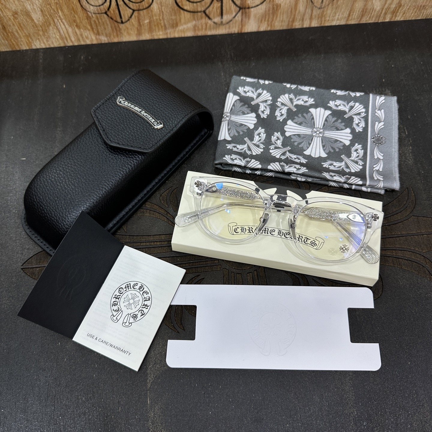 ChromeHearts 925 Silver Eyeglasses