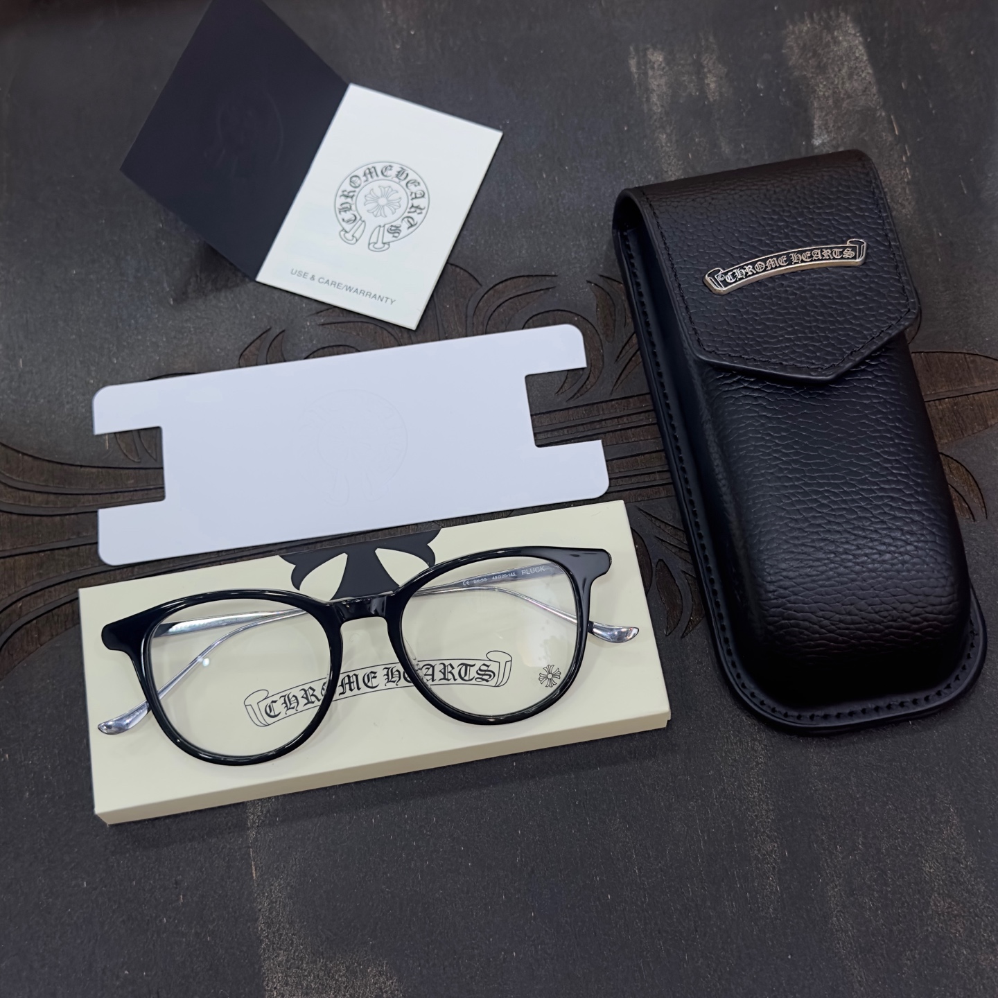 ChromeHearts 925 Silver Eyeglasses