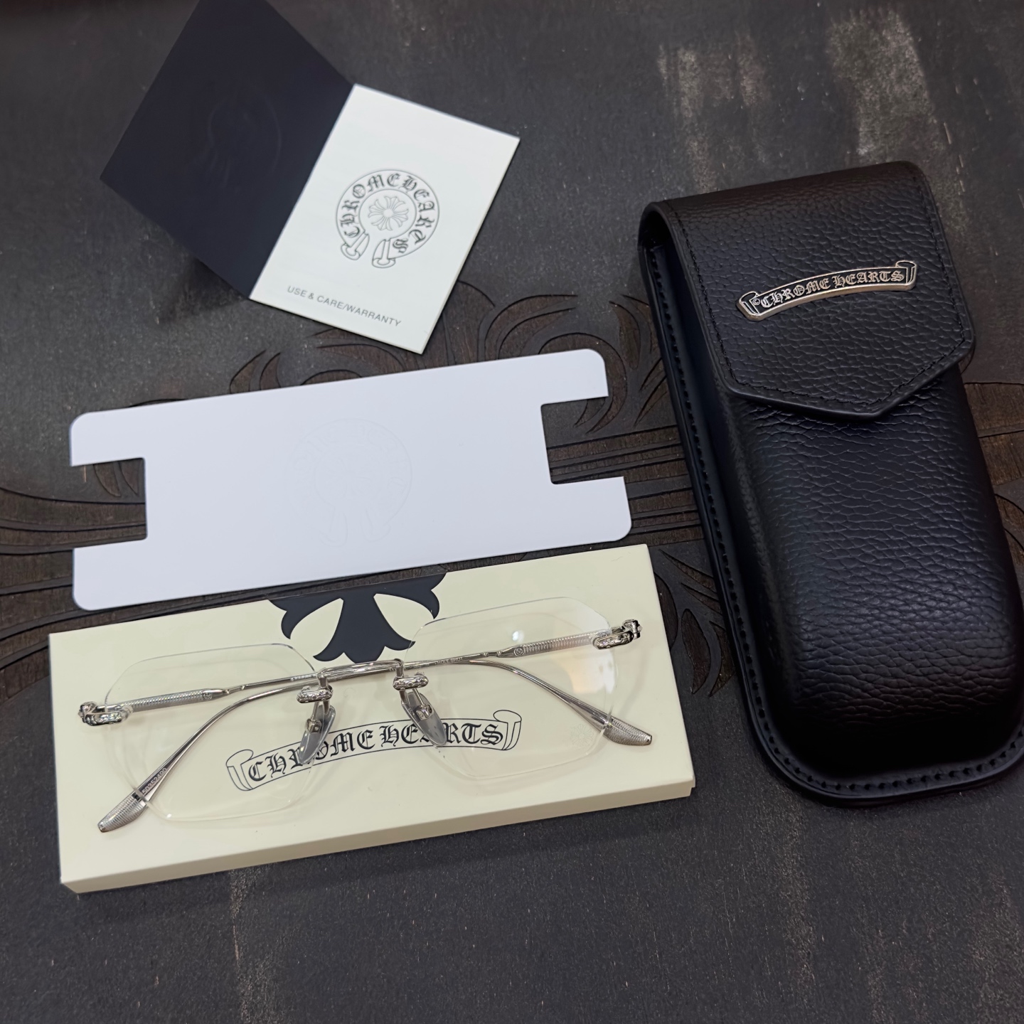 ChromeHearts 925 Silver Eyeglasses