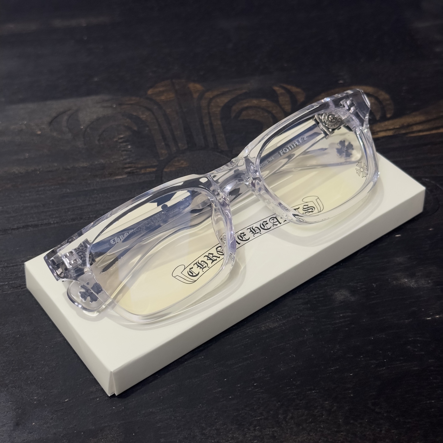 ChromeHearts Collaboration 925 Silver Eyeglass Frame