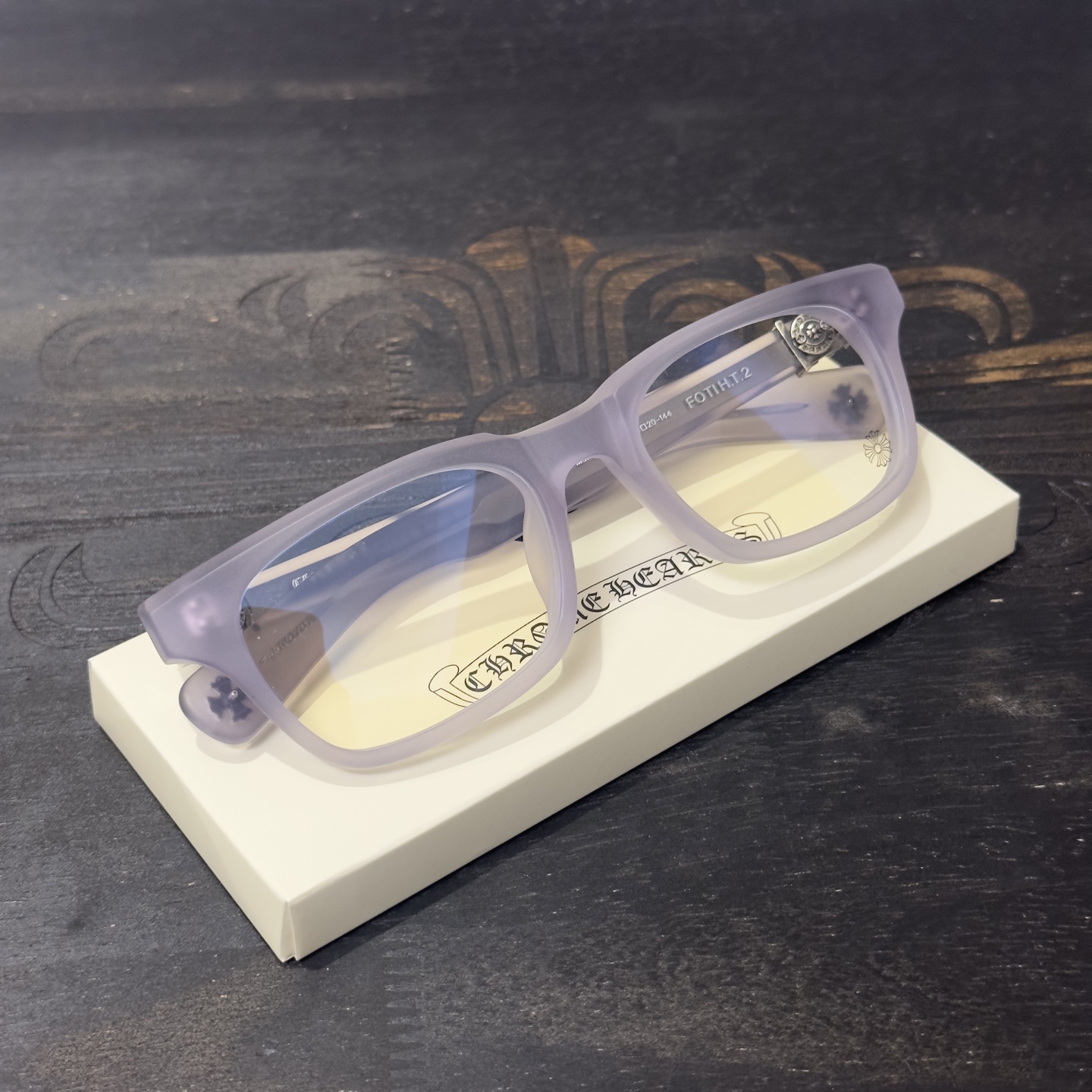 ChromeHearts Collaboration 925 Silver Eyeglass Frame