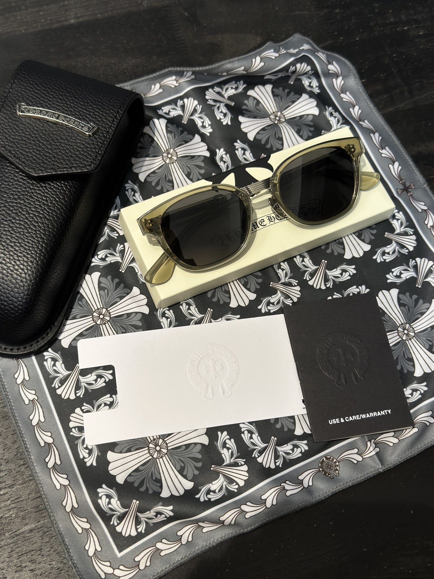 𝕮𝖍𝖗𝖔𝖒𝖊 𝖍𝖊𝖆𝖗𝖙𝖘 Chrome Hearts New 925 Silver Sunglasses