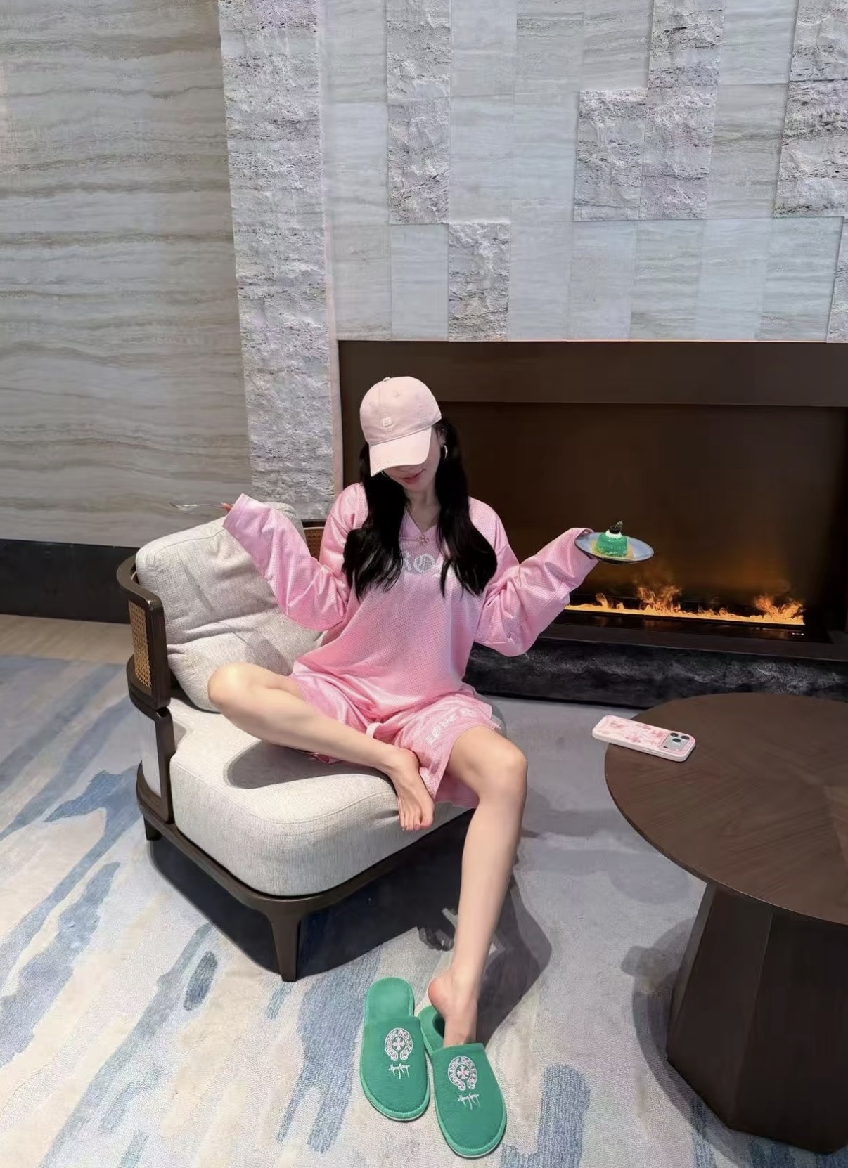 크롬하츠 그린 자수 샌들 상세 이미지 11