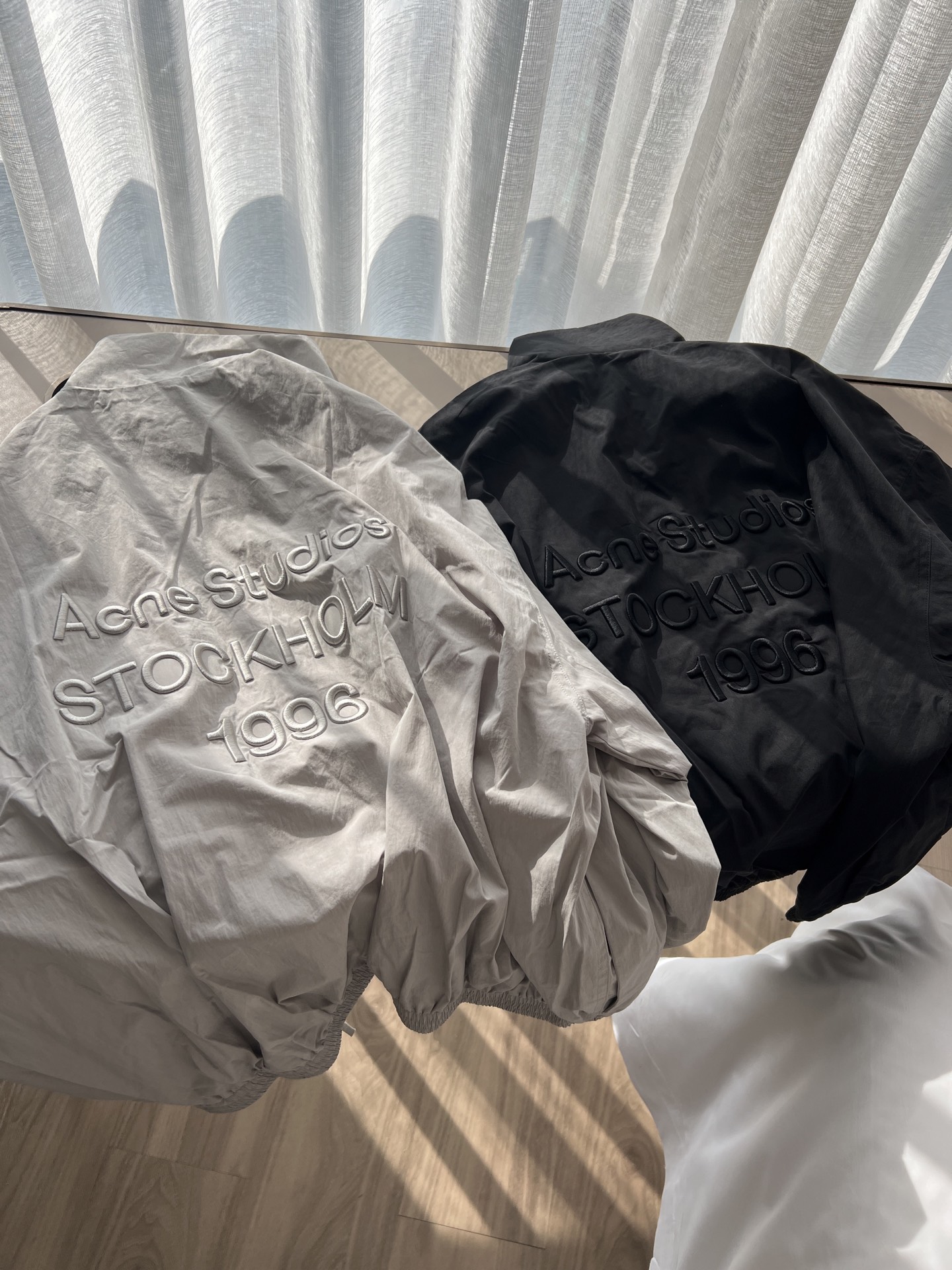 NO:306710,【Acne 1996 jacket】Color black/gray Size SML,,acne studios,jackets & coats,alexander wang19860909【Acne 1996冲锋衣外套】 颜色黑色/灰色 尺码SML,,acne studios,jackets & coats,alexander wang,Women's clothing