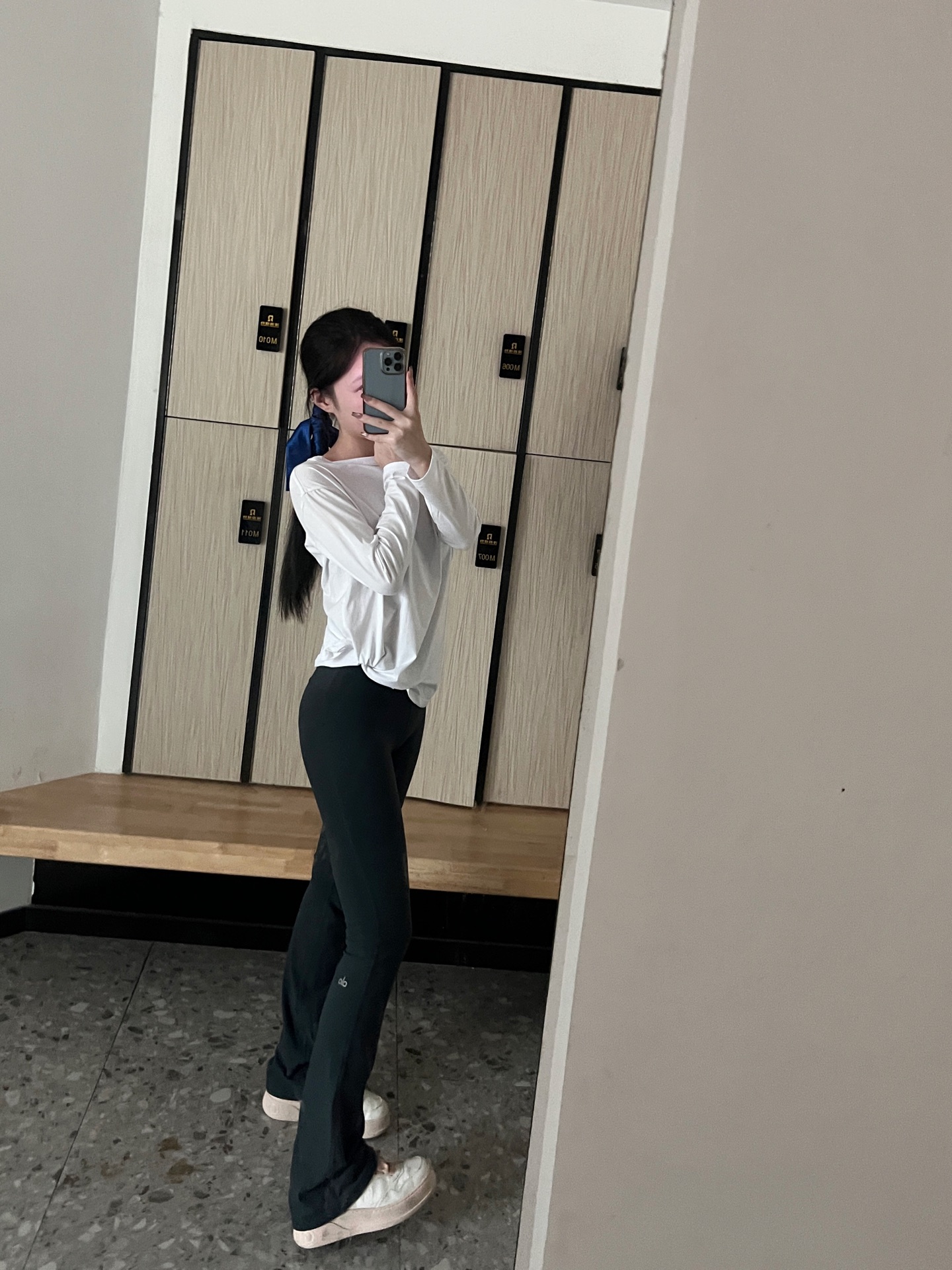 Lululemon long sleeve everyday white yoga