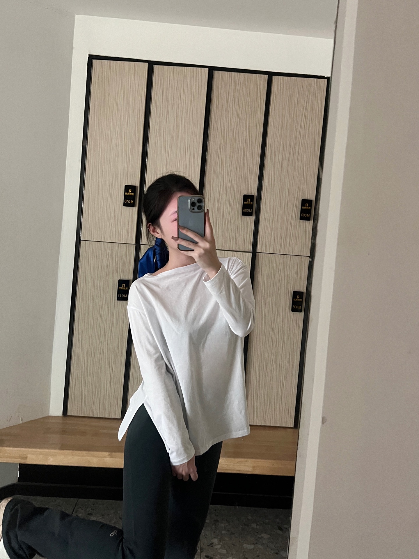 Lululemon long sleeve everyday white yoga
