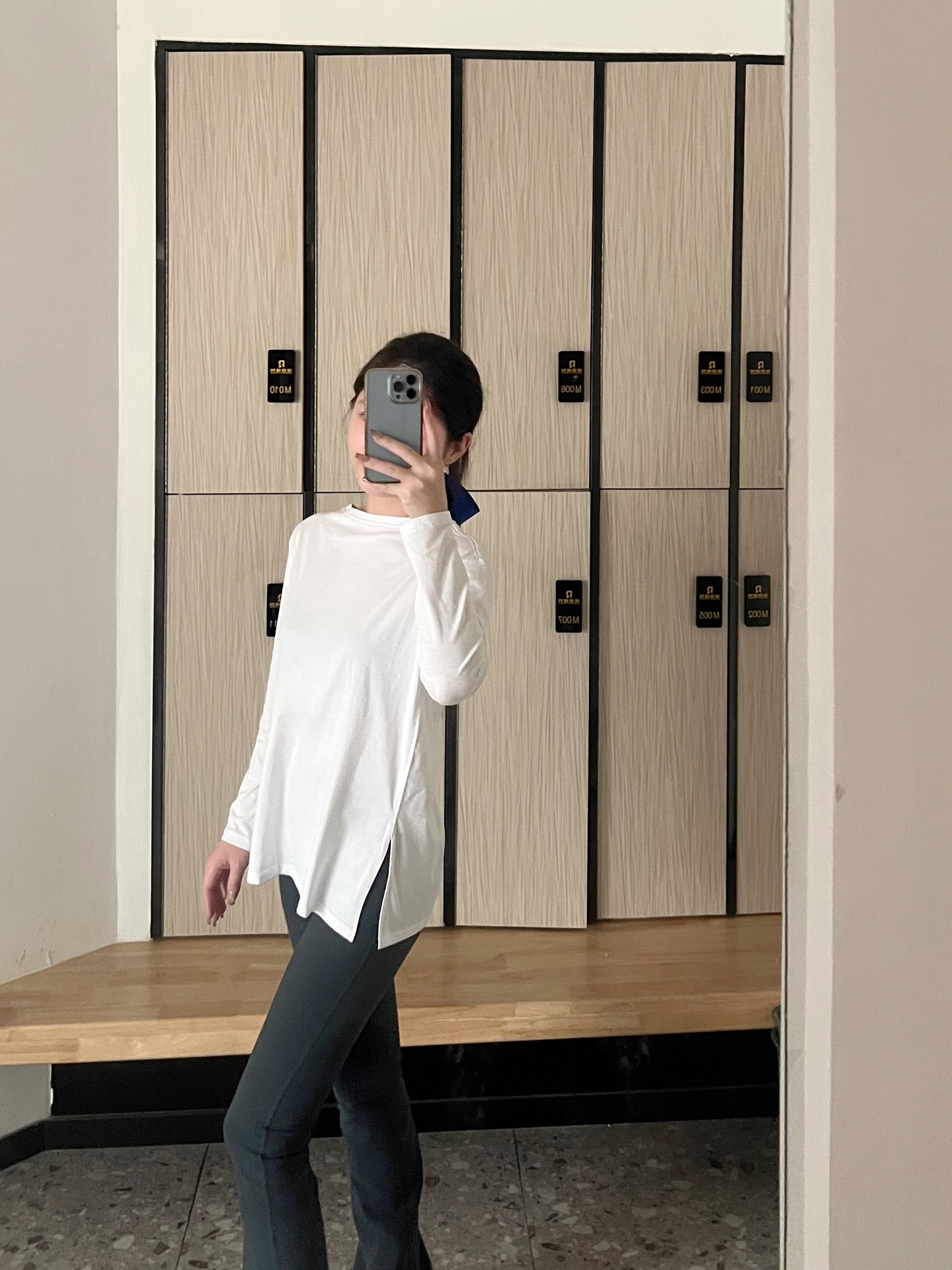 Lululemon long sleeve everyday white yoga