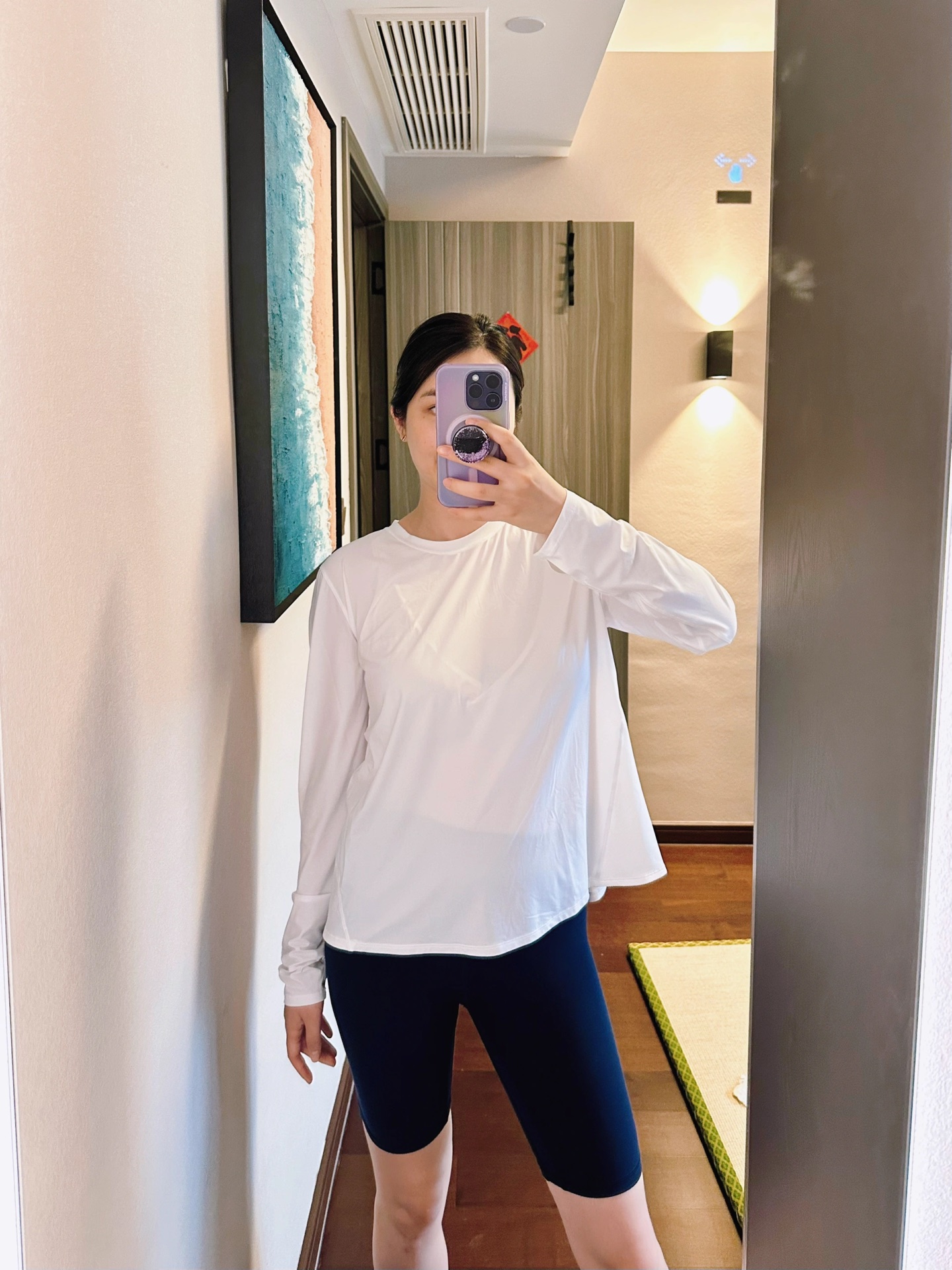 Lululemon long sleeve everyday light blue yoga