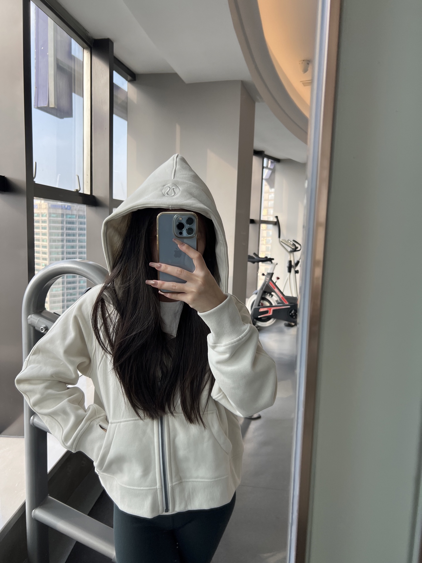 Lululemon Scuba jacket everyday white yoga
