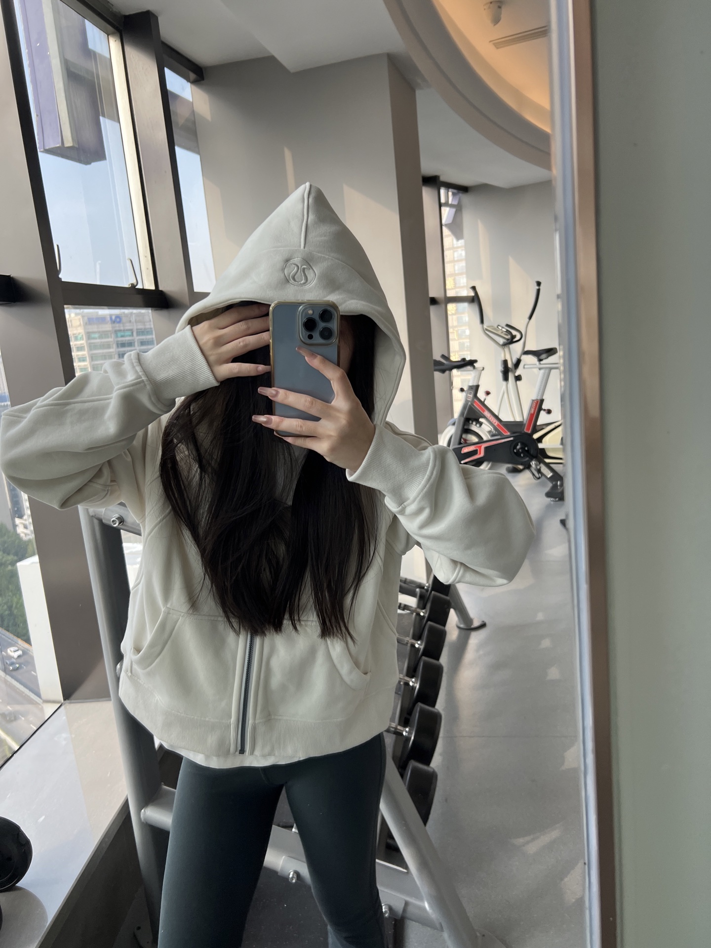 Lululemon Scuba jacket everyday white yoga