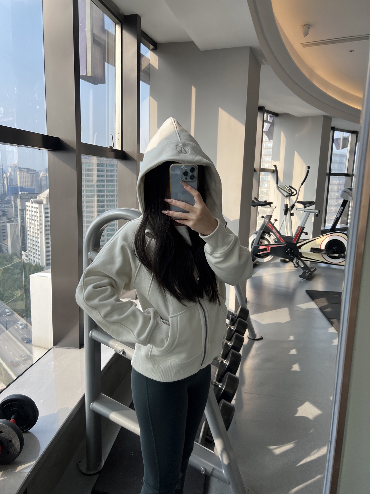 Lululemon Scuba jacket everyday white yoga