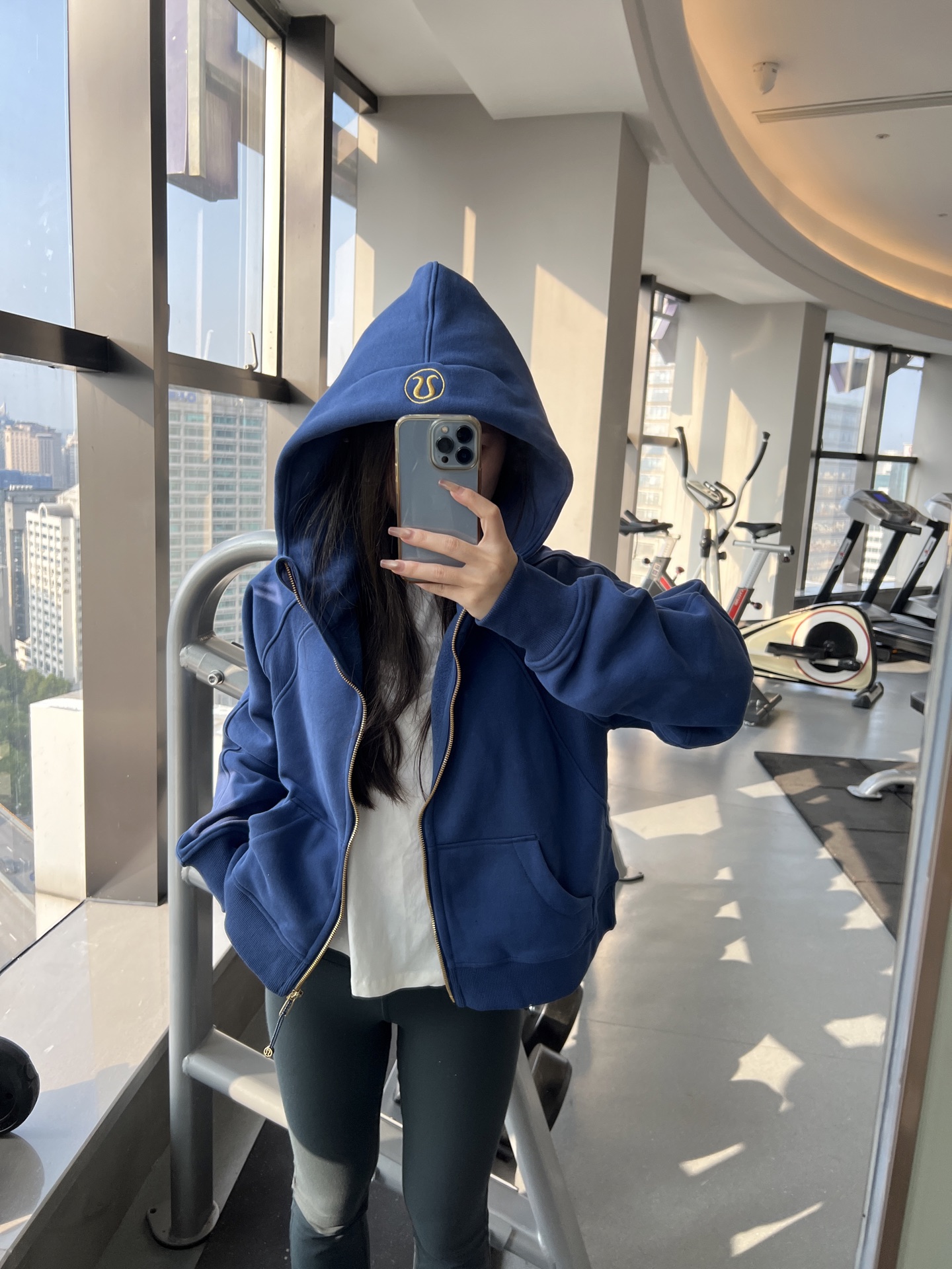 Lululemon Scuba jacket everyday blue yoga