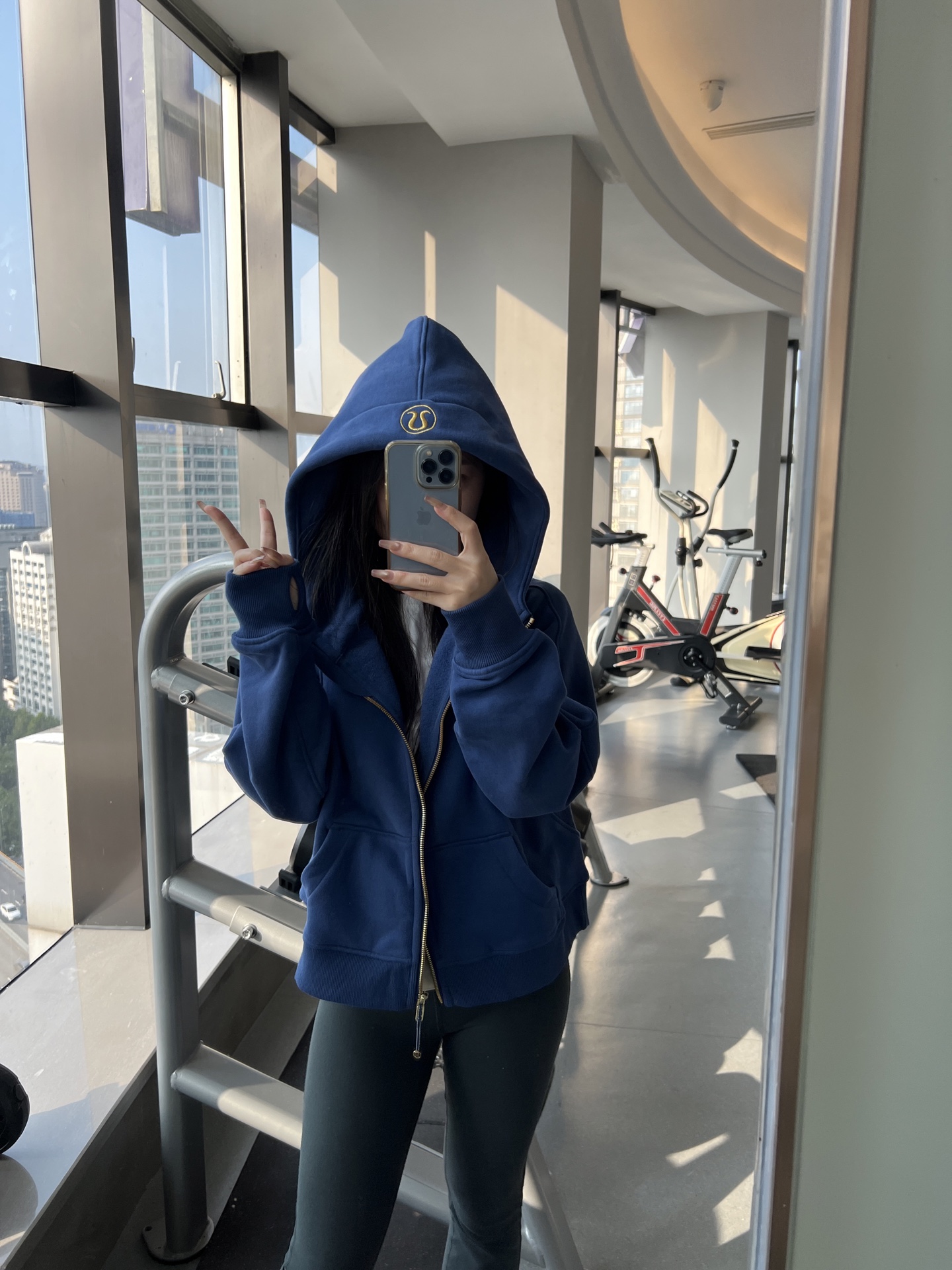 Lululemon Scuba jacket everyday blue yoga