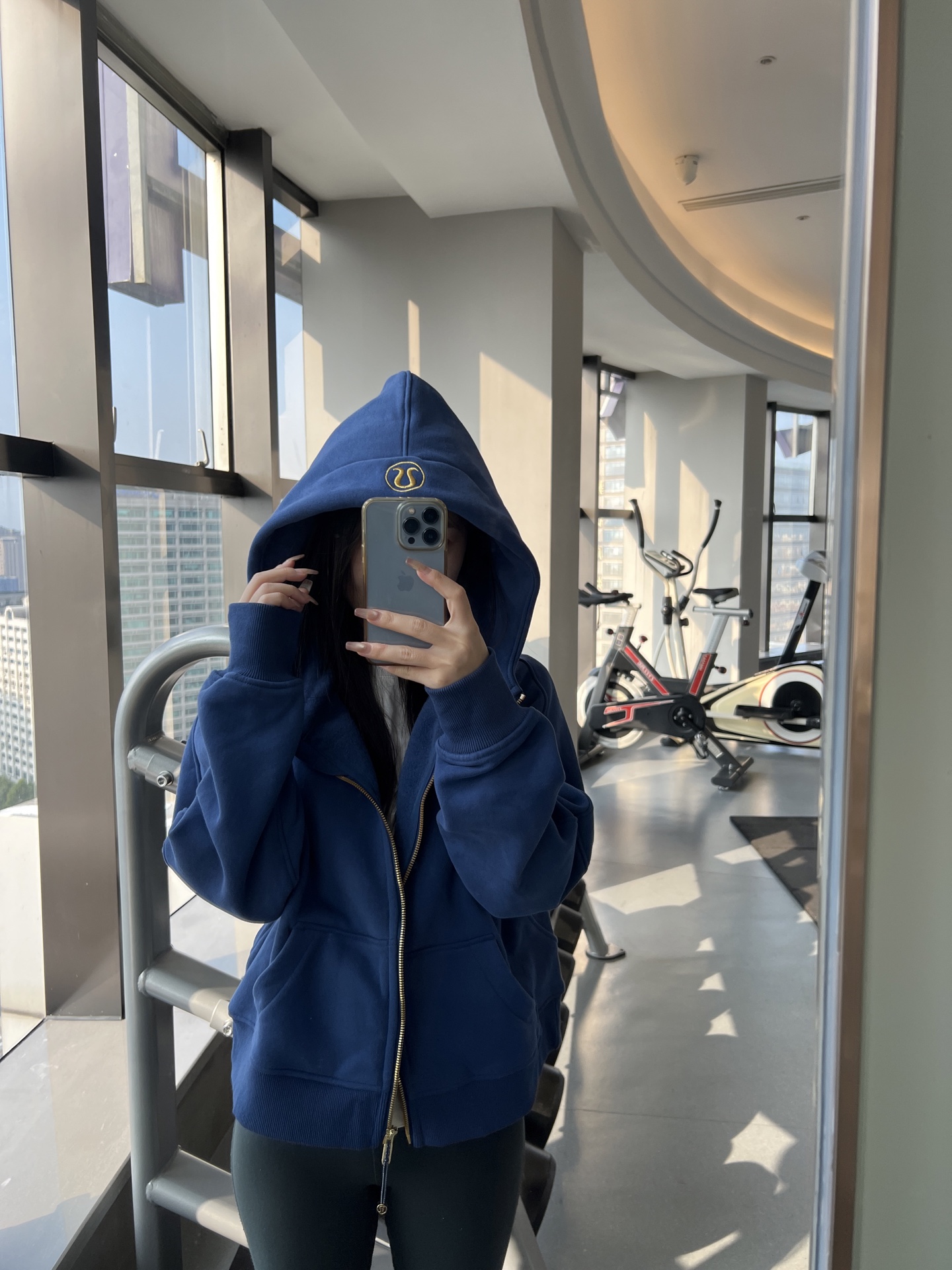 Lululemon Scuba jacket everyday blue yoga