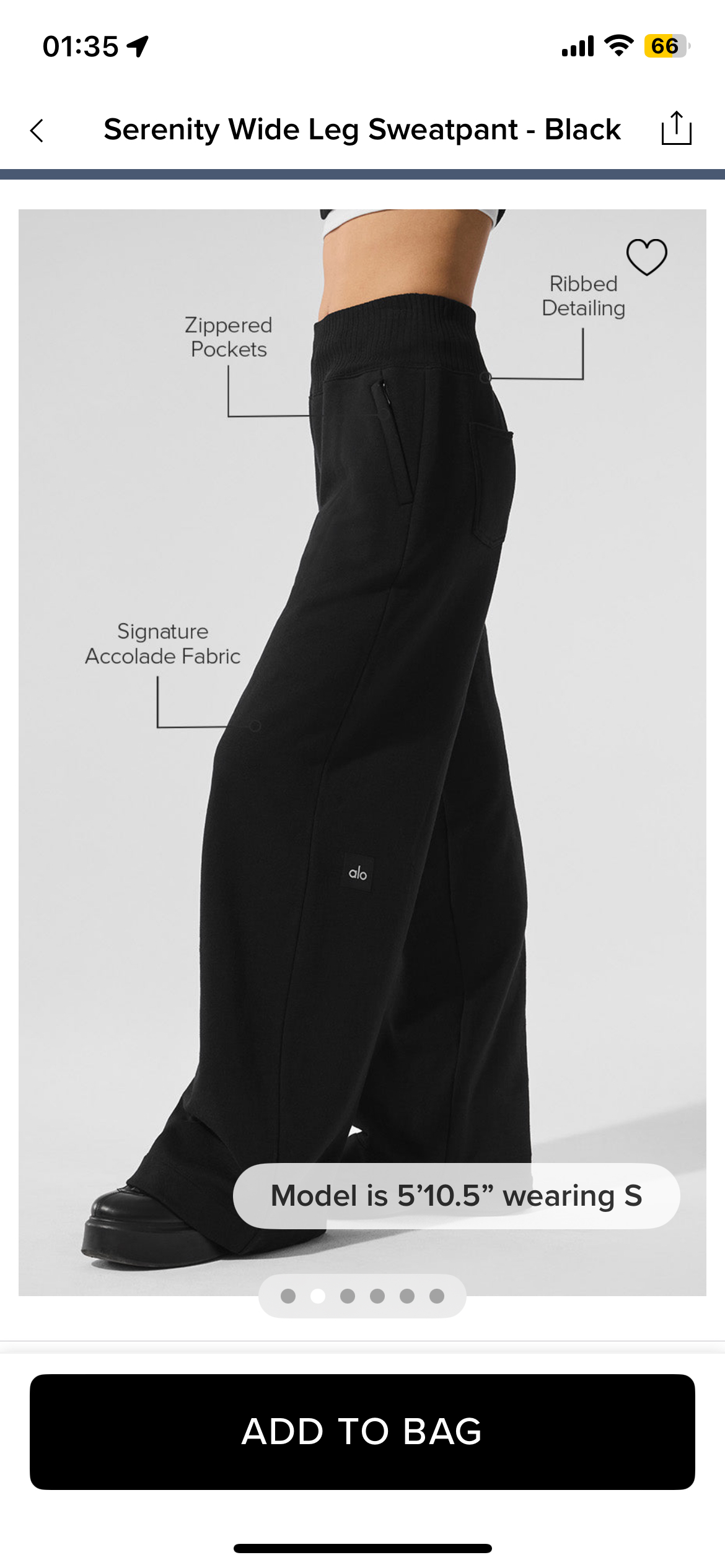 Alo Accolade men s bottoms lounge black yoga