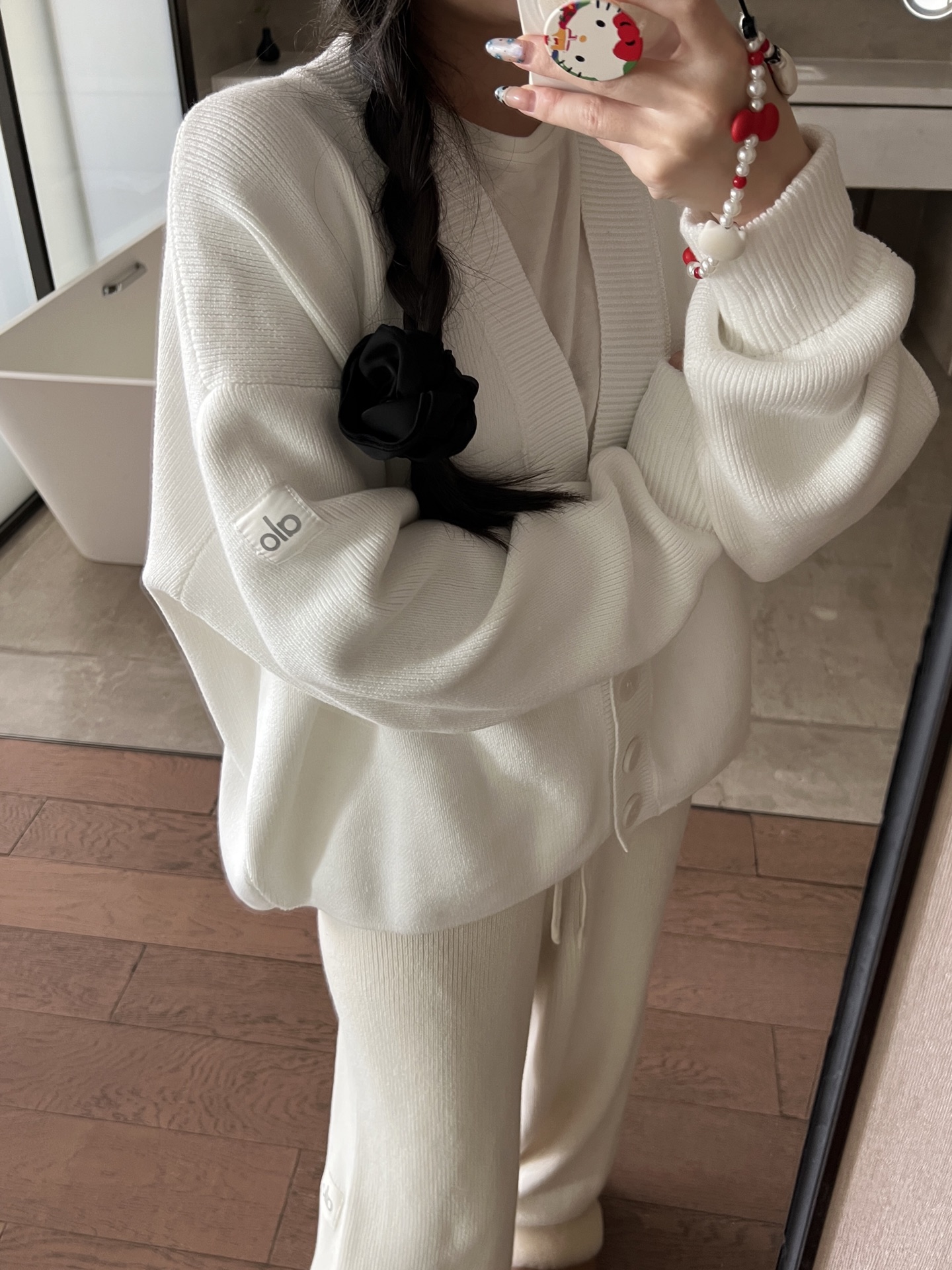 Alo Accolade jacket lounge ivory yoga