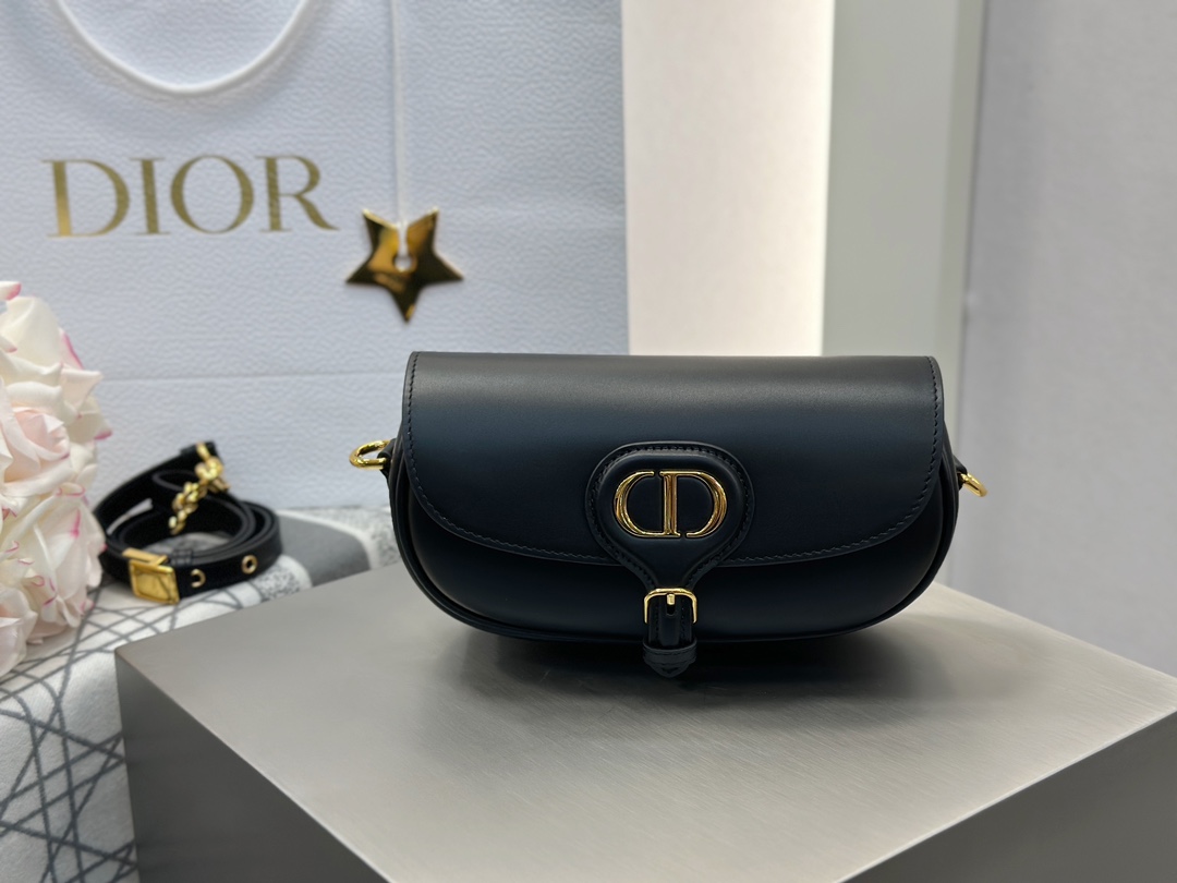 Dior Taschen Umhängetaschen  & Schultertaschen Schwarz Rindsleder Vintage Unterarm