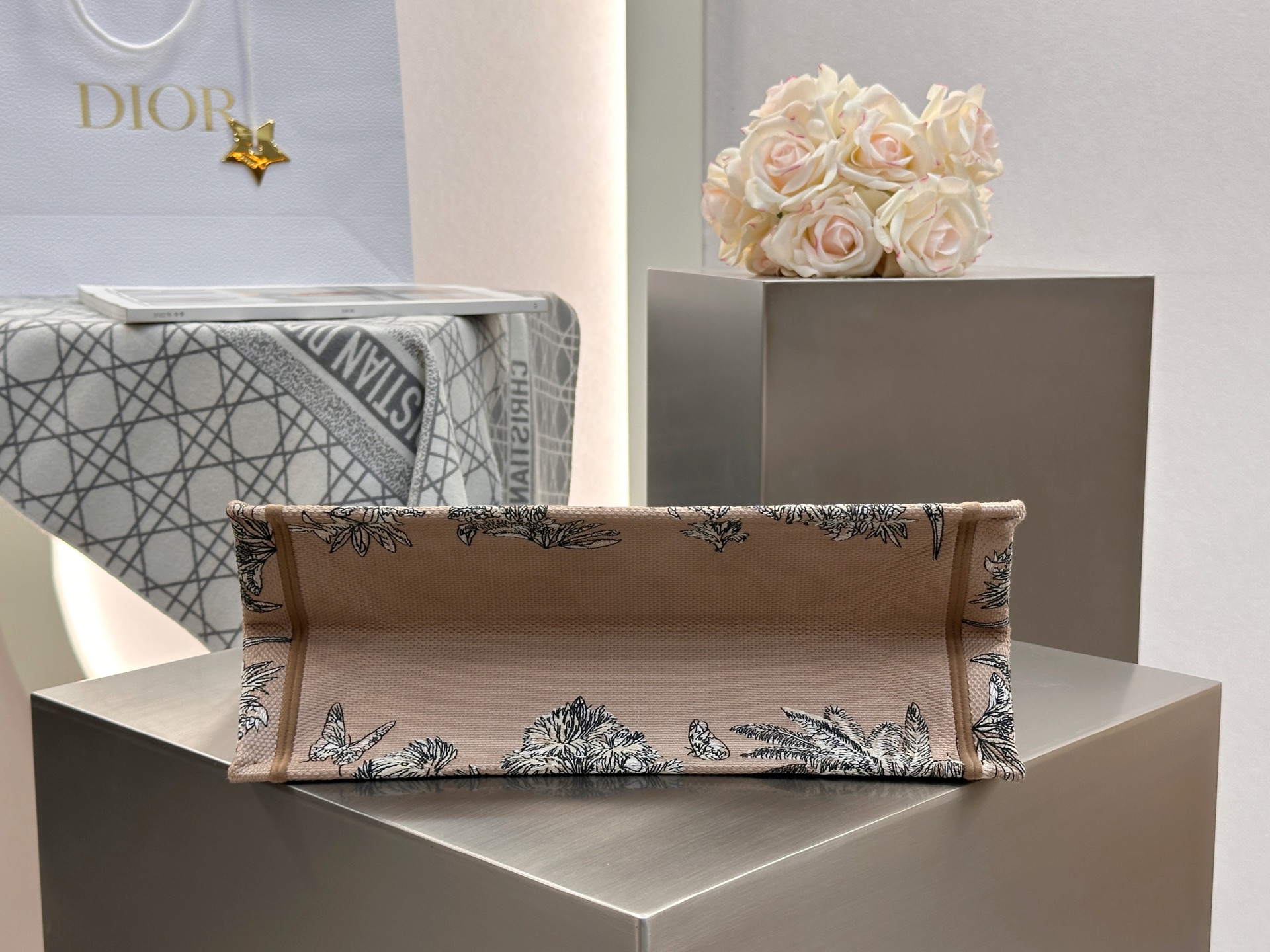 𝗗𝗶𝗼𝗿𝐢𝐯𝐢𝐞𝐫𝐚 𝗕𝗼𝗼𝗸 𝗧𝗼𝘁𝗲 中号托特❗最新款的𝐵𝑜𝑜𝑘 𝑡𝑜𝑡𝑒首发！！奶茶色椰子树🌴托特