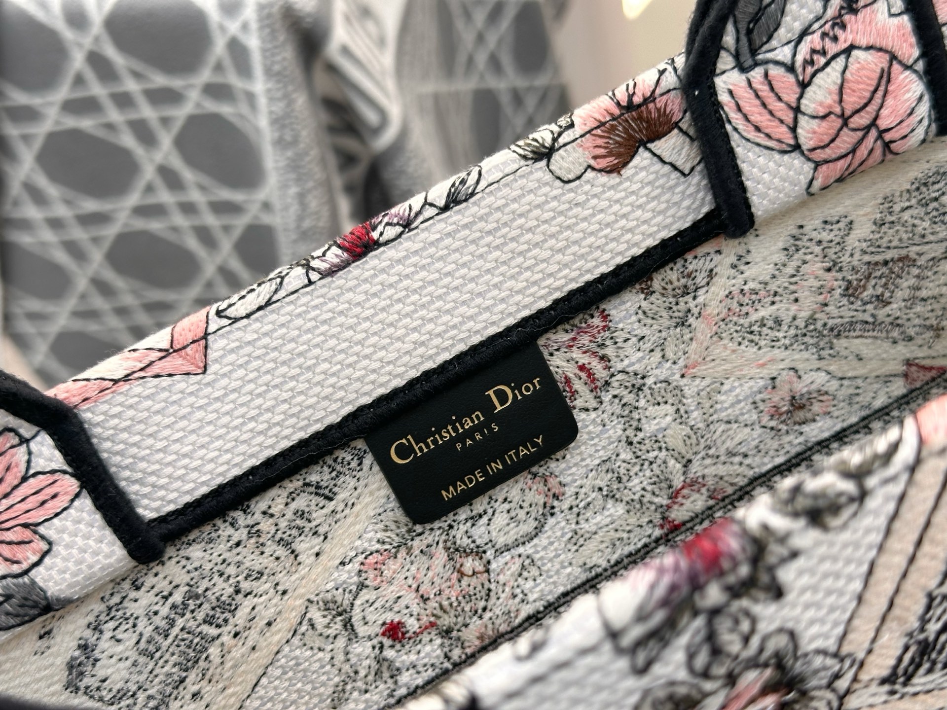 𝗗𝗶𝗼𝗿 𝗕𝗼𝗼𝗸 𝗧𝗼𝘁𝗲 新款中号托特❗粉色罗马建筑花卉中号现货🔥最新款的𝐵𝑜𝑜𝑘 𝑡𝑜𝑡𝑒首发！！