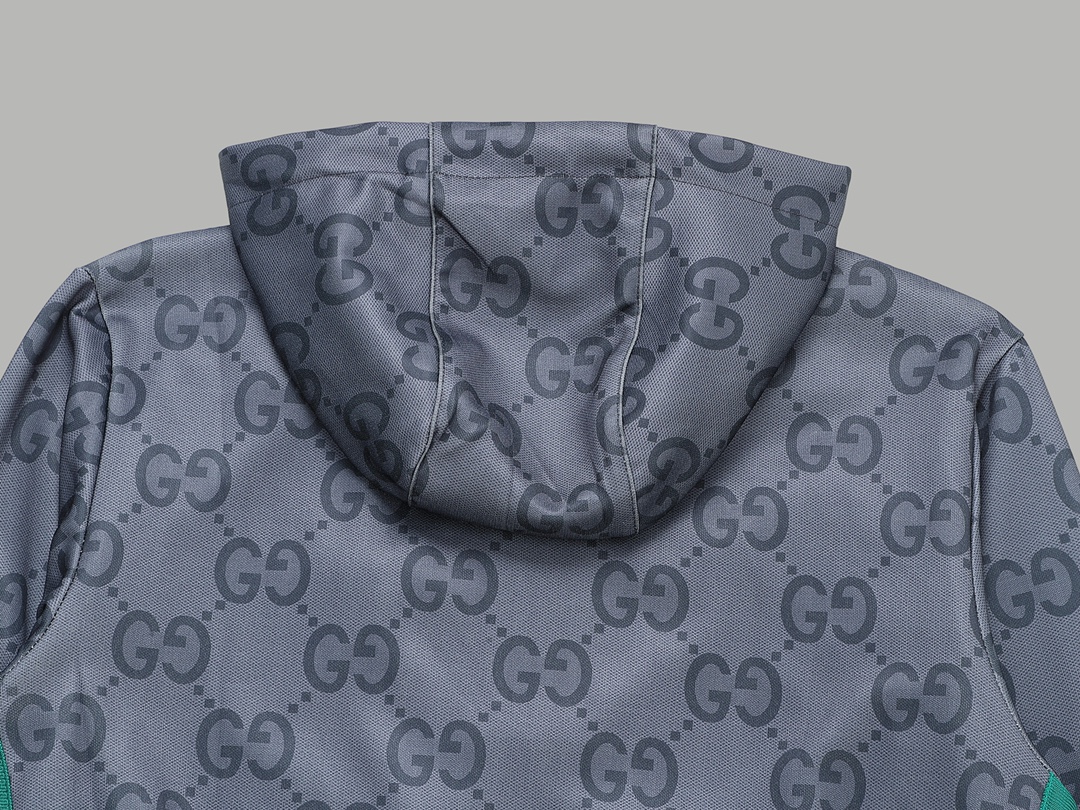 Gucci Hoodie Coat in Picture Color, Custom Florist Fabric, Gender-Neutral, Sizes S-XXL - 图片 9