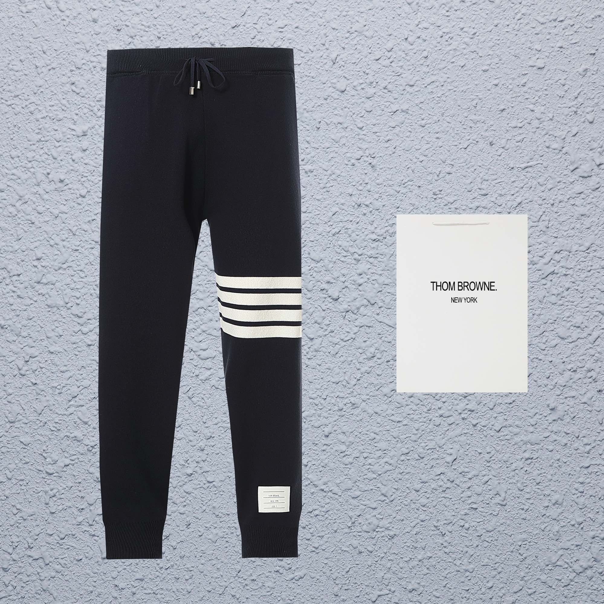 CJCR Version Tom Brown TB Classic Four-Barred Pants in Picture Color, Gender-Neutral, S-XL.