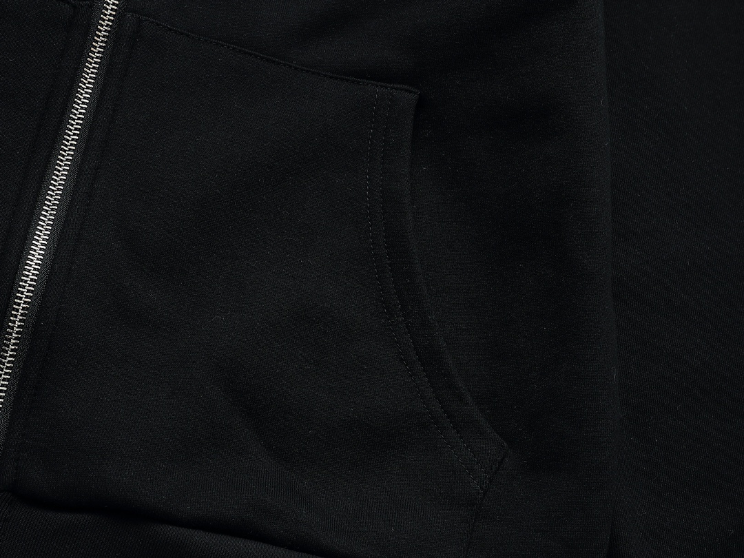 “CJCR CK Small Embroidery Hoodie Jacket in Picture Color, Custom Cotton Fabric, Unisex, S-XL” - 图片 8