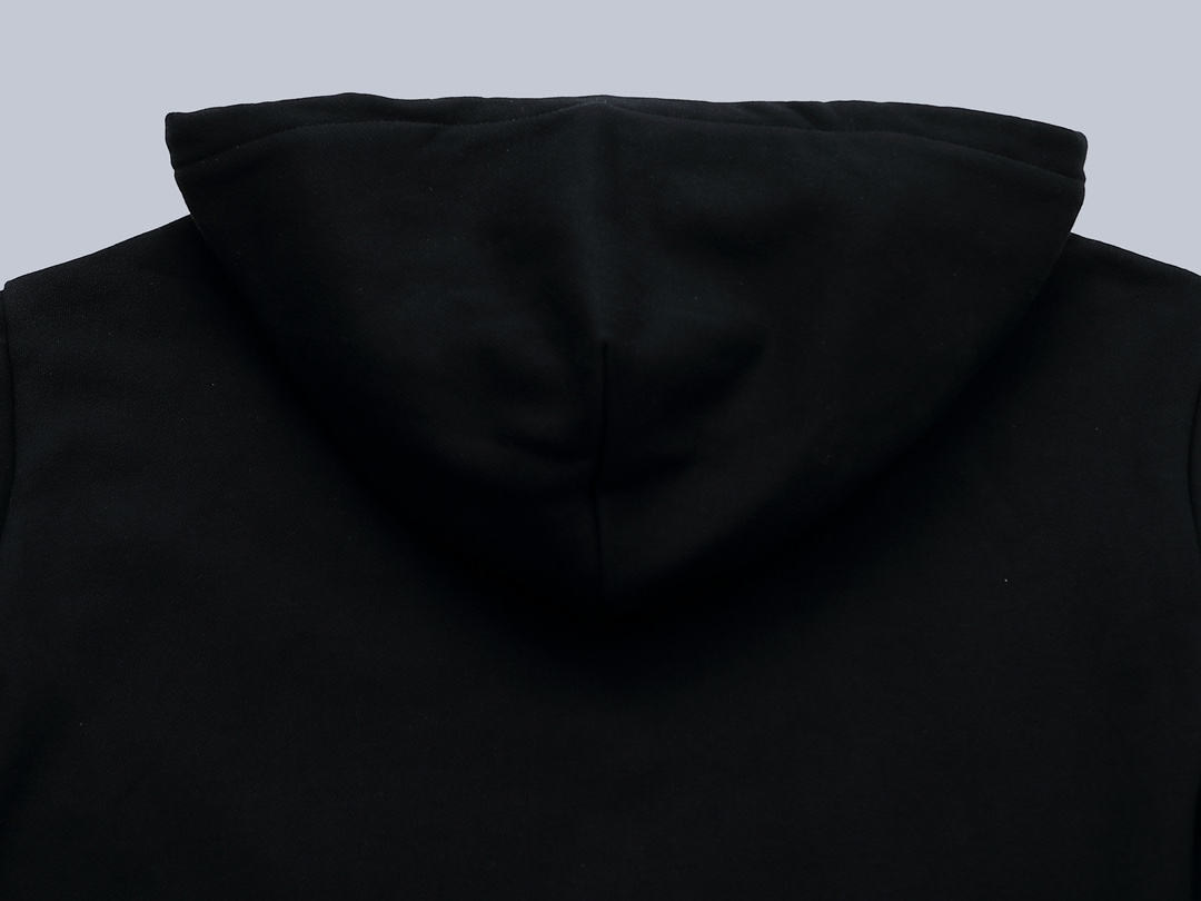 “CJCR CK Small Embroidery Hoodie Jacket in Picture Color, Custom Cotton Fabric, Unisex, S-XL” - 图片 9