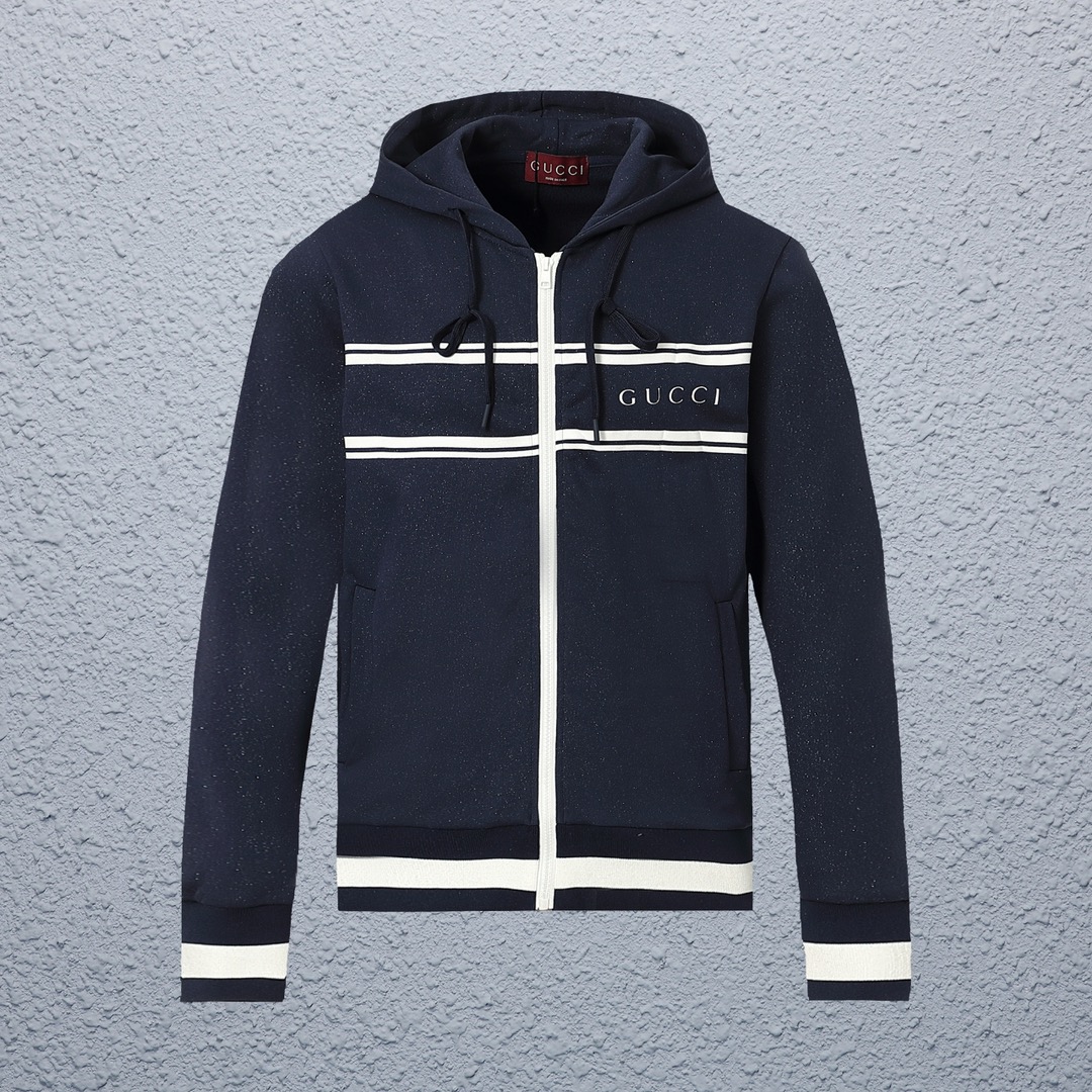 “CJCR Custom Gucci Hoodie Jacket in Picture Color, Sizes S-XXL, Gender-Neutral”