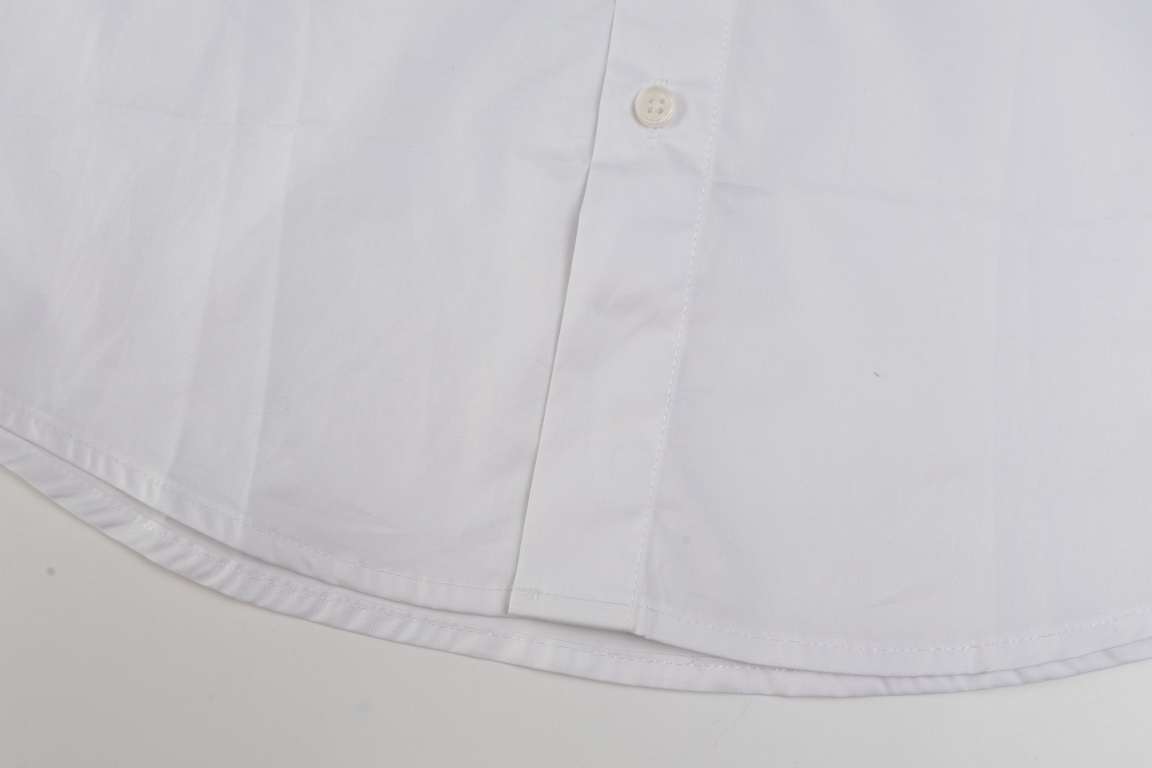 Prada Tie Long Sleeve Shirt Set in Various Sizes and Colors, Gender-Neutral Option - 图片 8