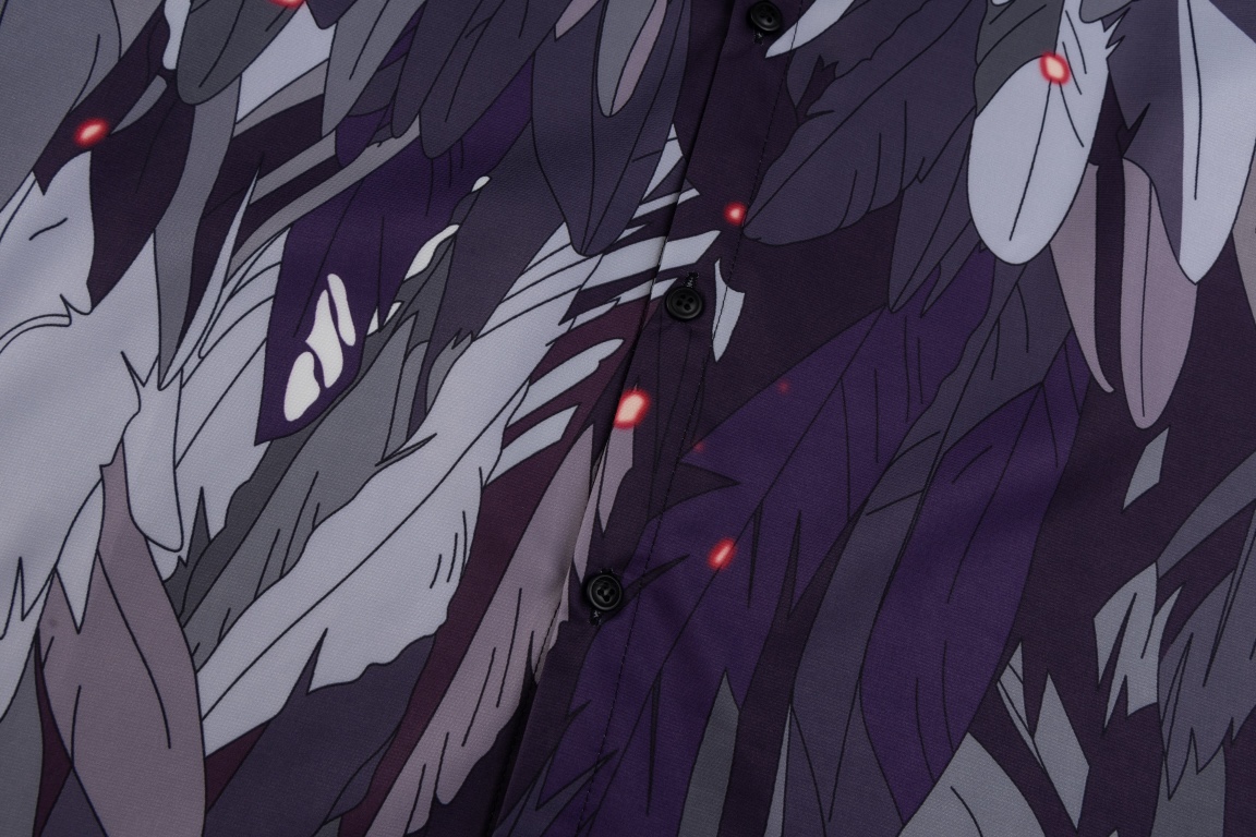 CJCR Top Version Distinguished Currency Long Sleeve Shirt in Picture Color - 图片 6