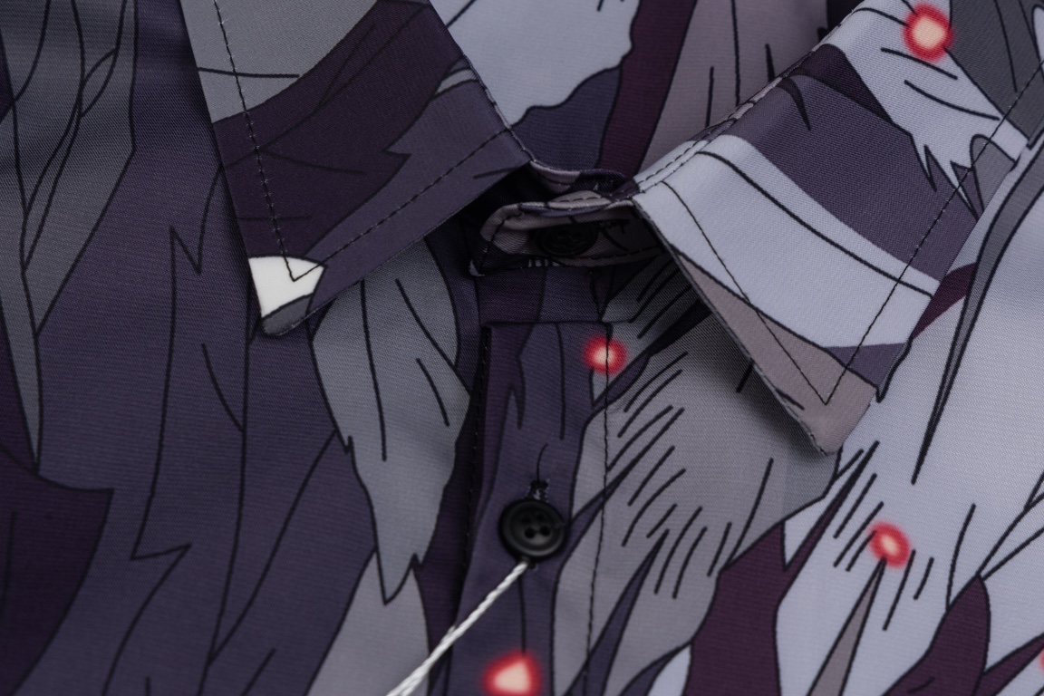 CJCR Top Version Distinguished Currency Long Sleeve Shirt in Picture Color - 图片 4