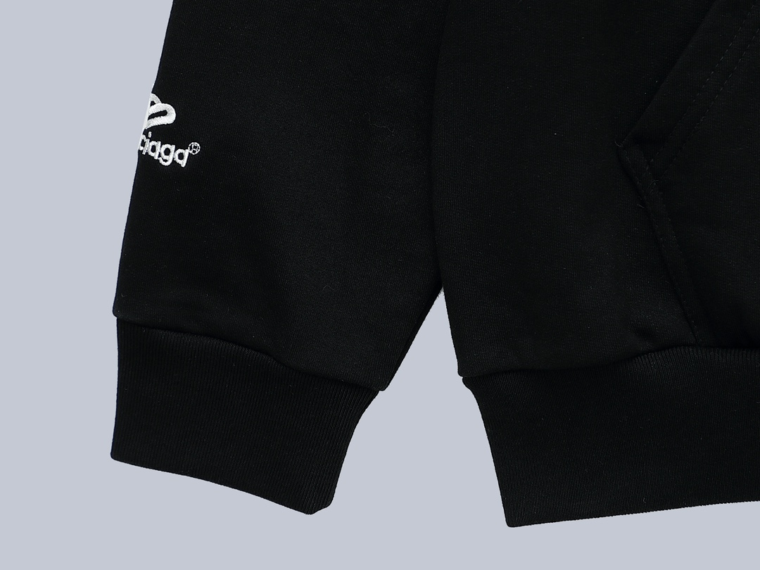 Parisian Balentiaga Synchronization Network Hoodie in Picture Color, XS-L, 480g Flour. - 图片 7