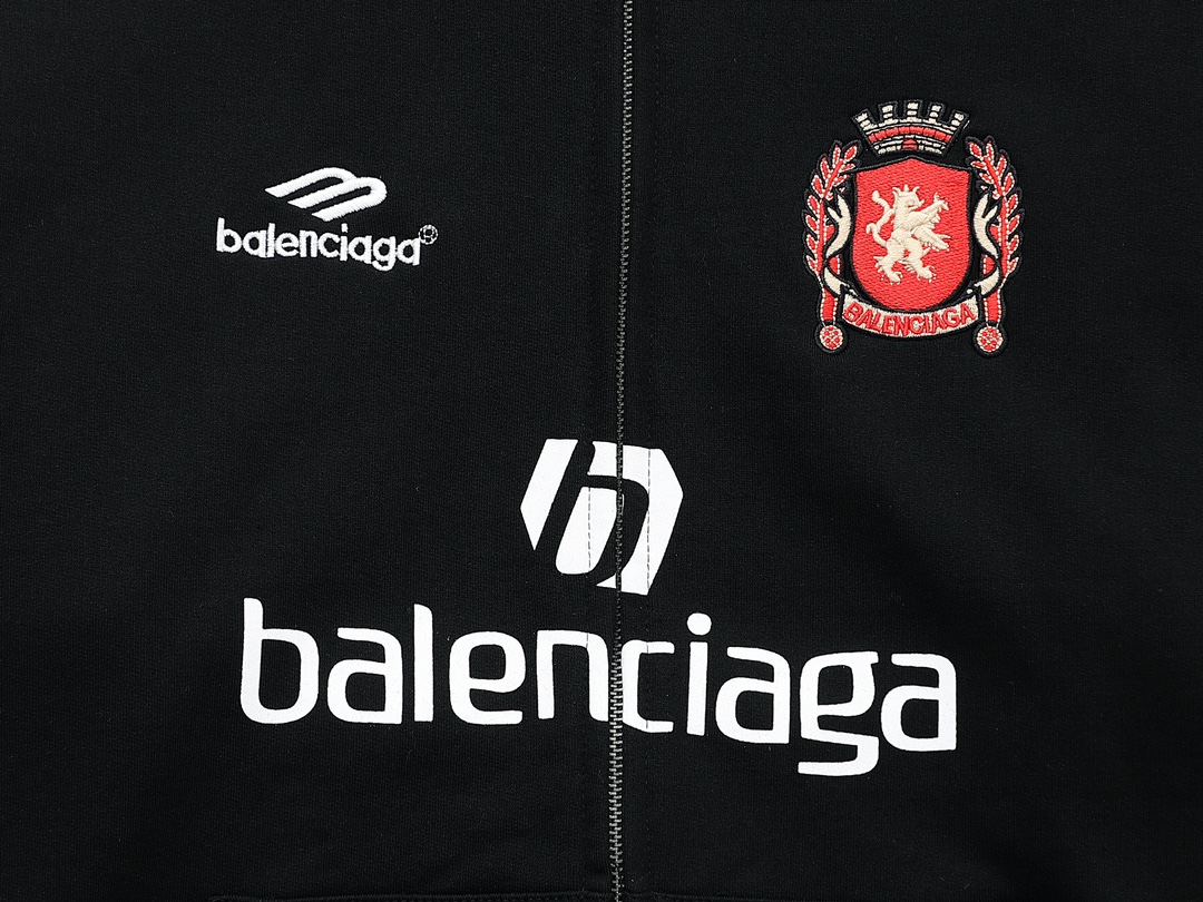 Parisian Balentiaga Synchronization Network Hoodie in Picture Color, XS-L, 480g Flour. - 图片 4