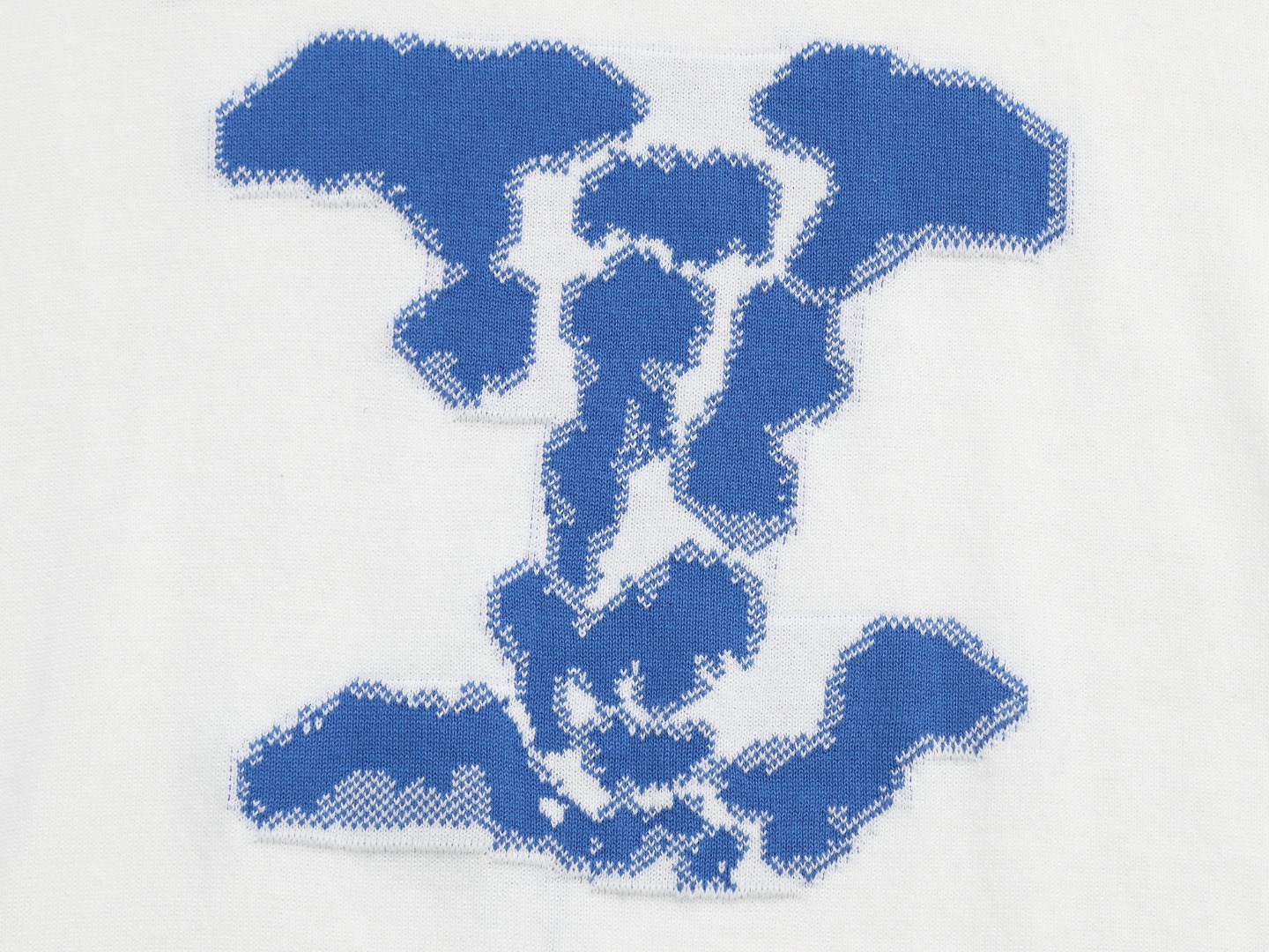 Louisville White Cloud Logo Sweater: Top-Level Currency Details, Wool Mix, Gender-Neutral - 图片 4