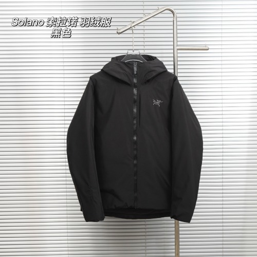 Arc'teryx Solano Down Hooded Jacket - Men's/Women's Gore-Tex 750 Fill Power 1 Arc'teryx Solano Down Hooded Jacket - Men's/Women's Gore-Tex 750 Fill Power