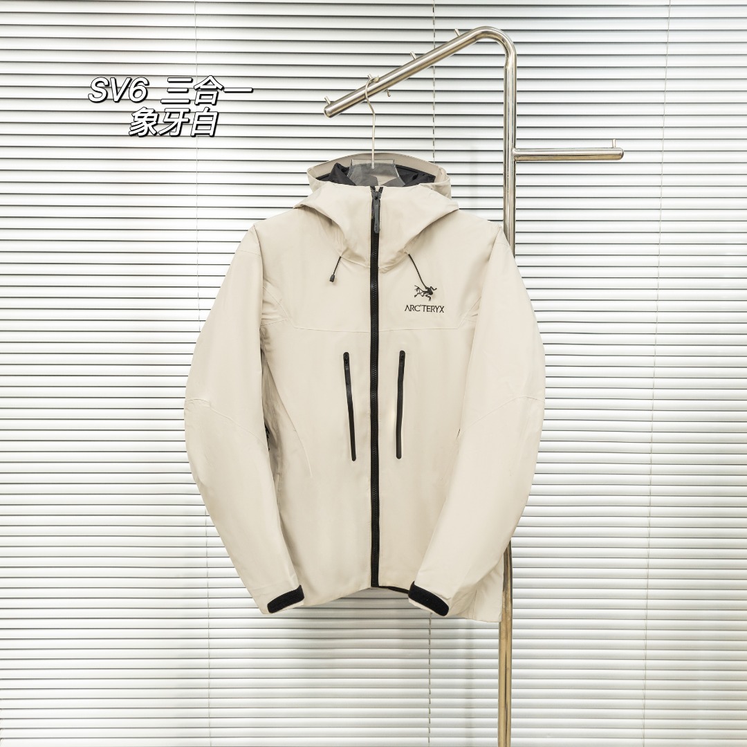 Arc'teryx Alpha SV 6th Gen Detachable Gore-Tex Pro Outdoor Waterproof Jacket