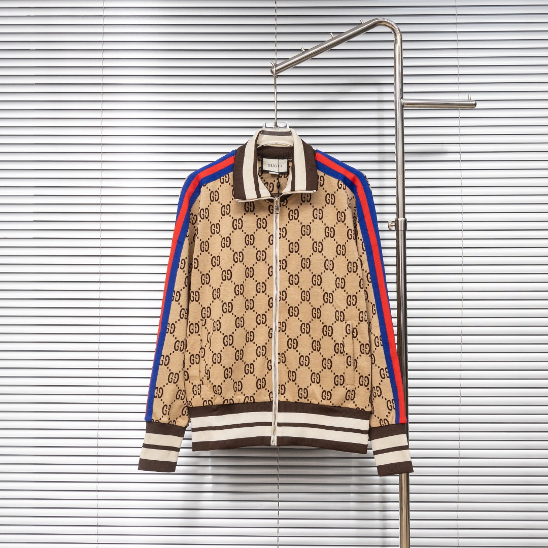 Gucci 款式：古驰Gucci 双G提花外套